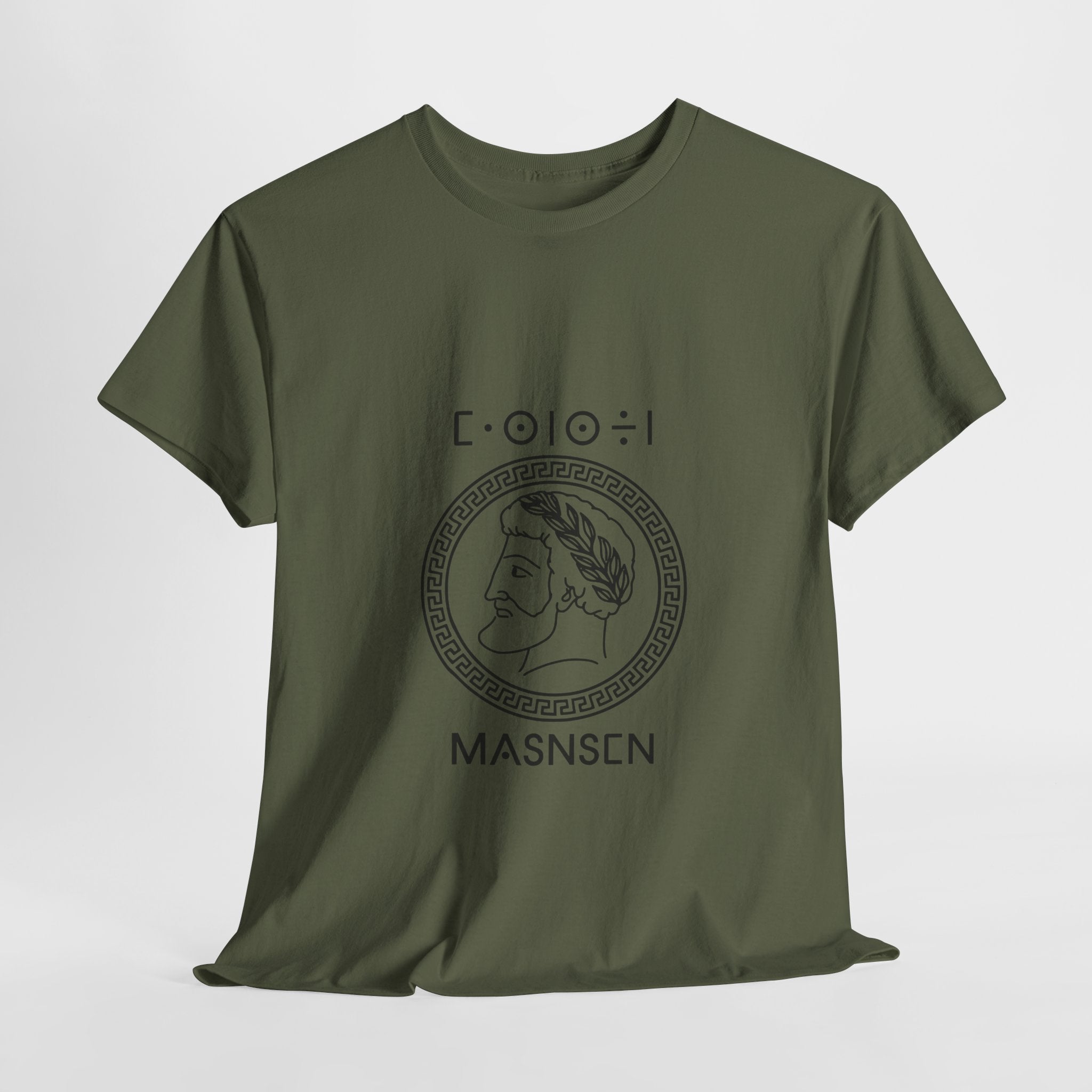 T-shirt Massinissa (Masnsen) – Roi Amazigh en Latin & Tifinagh