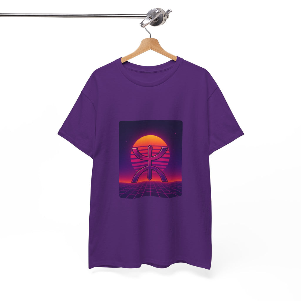T-shirt Symbole Amazigh "Yaz" – Style Rétro Vintage | Identité Berbère