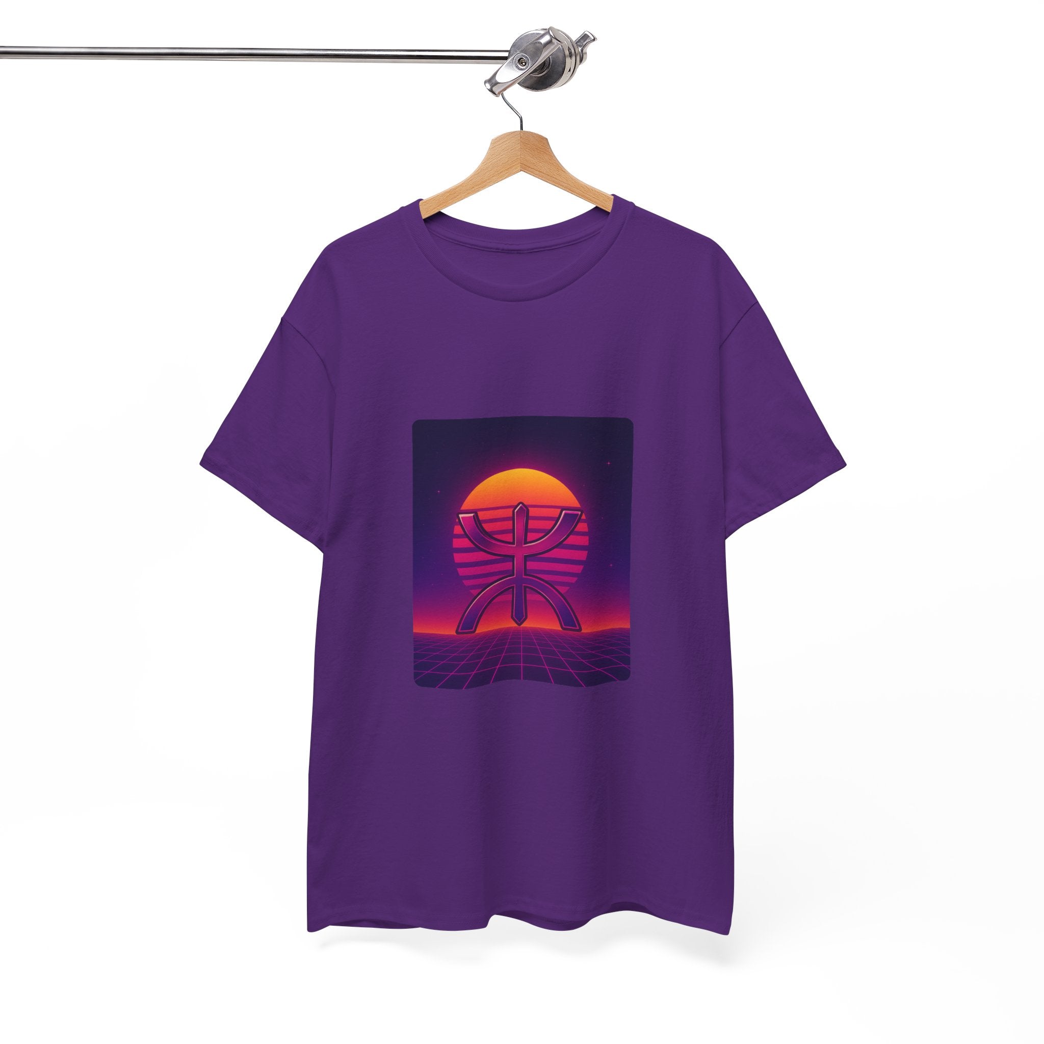 T-shirt Symbole Amazigh "Yaz" – Style Rétro Vintage | Identité Berbère