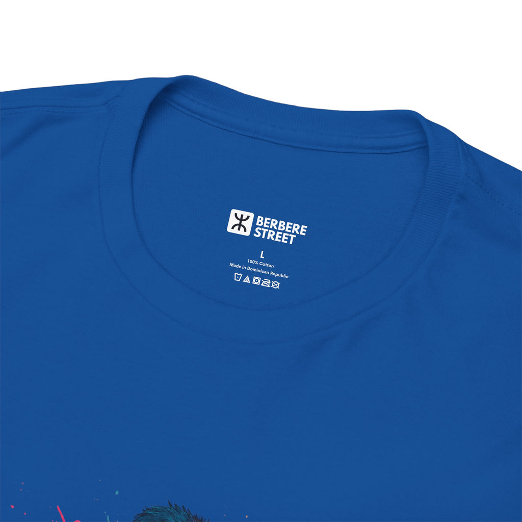 T-shirt Matoub Lounès sur Scène – Portrait Graffiti avec Mandole