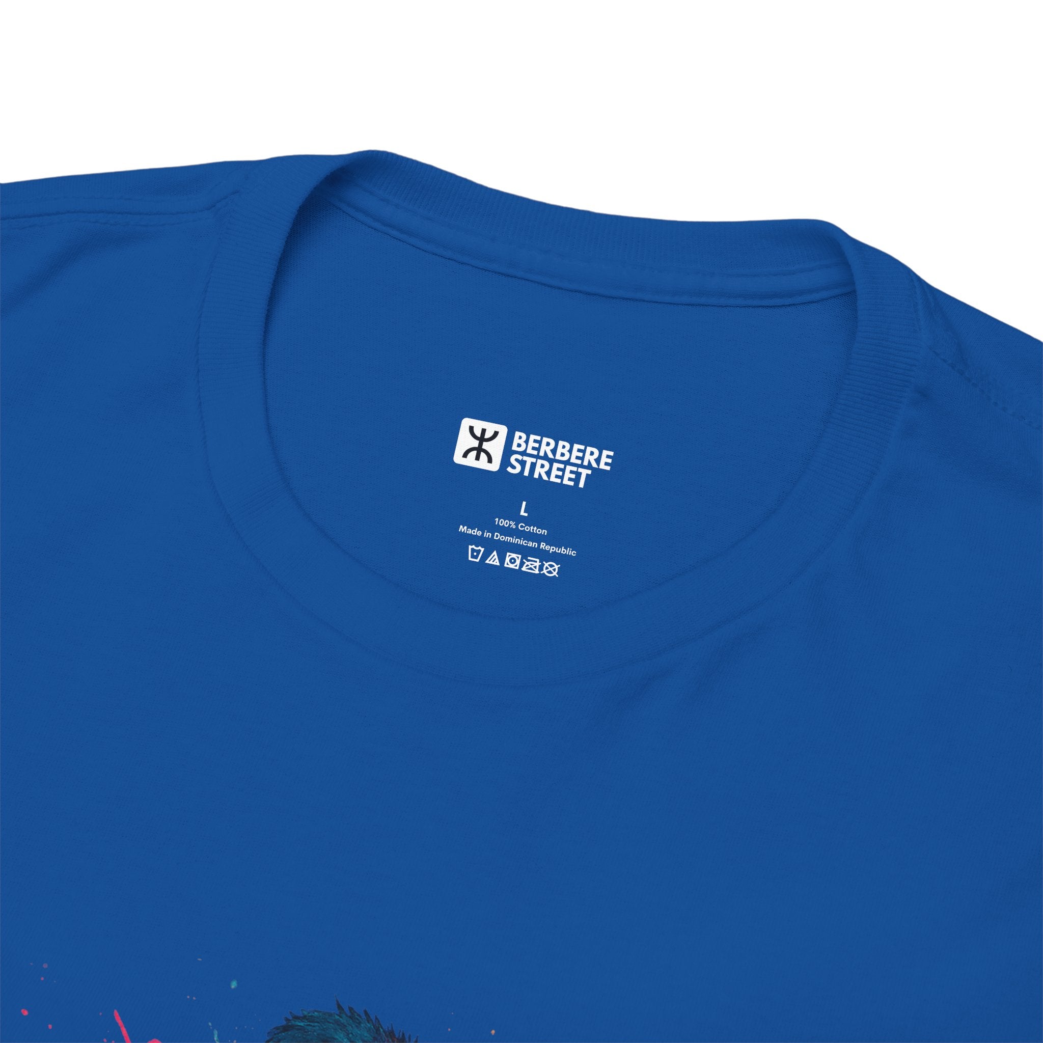 T-shirt Matoub Lounès sur Scène – Portrait Graffiti avec Mandole