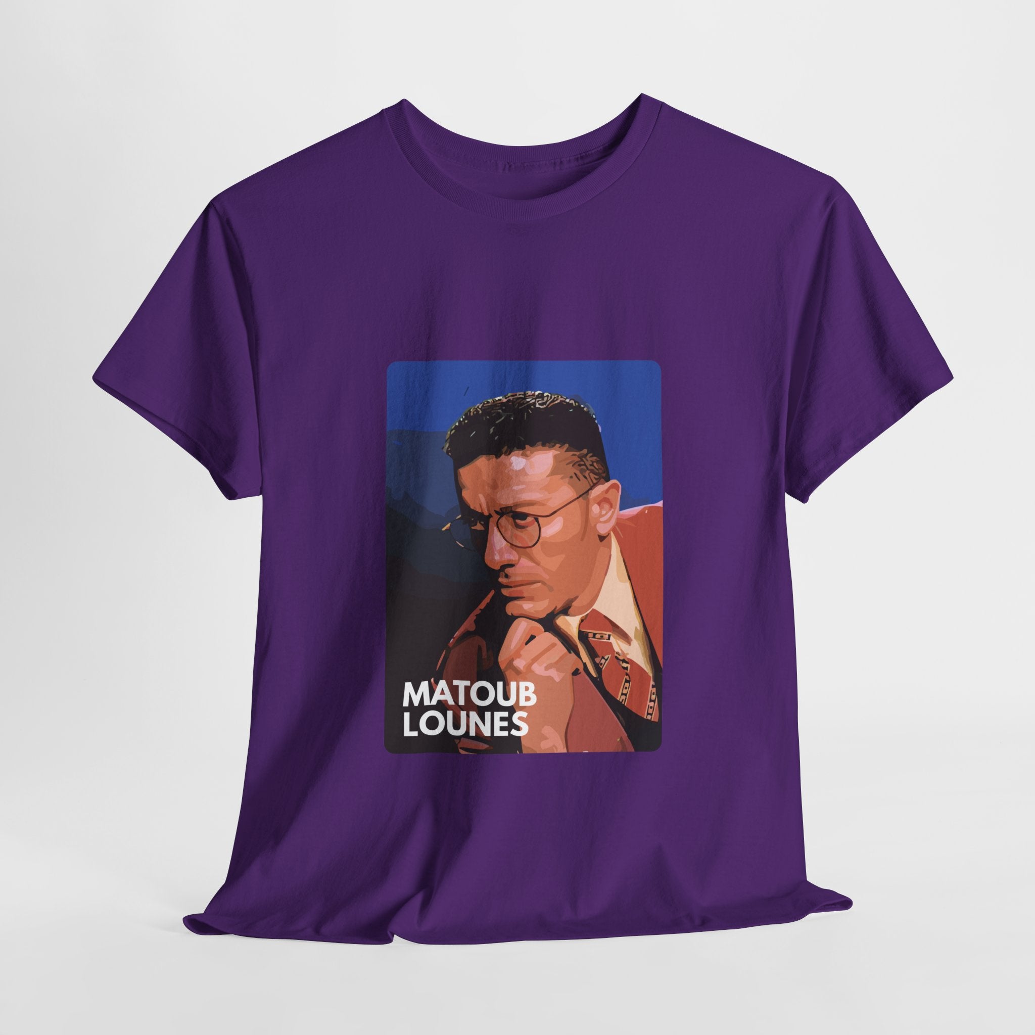T-shirt Matoub Lounes – Portrait Pensif – Icône Berbère