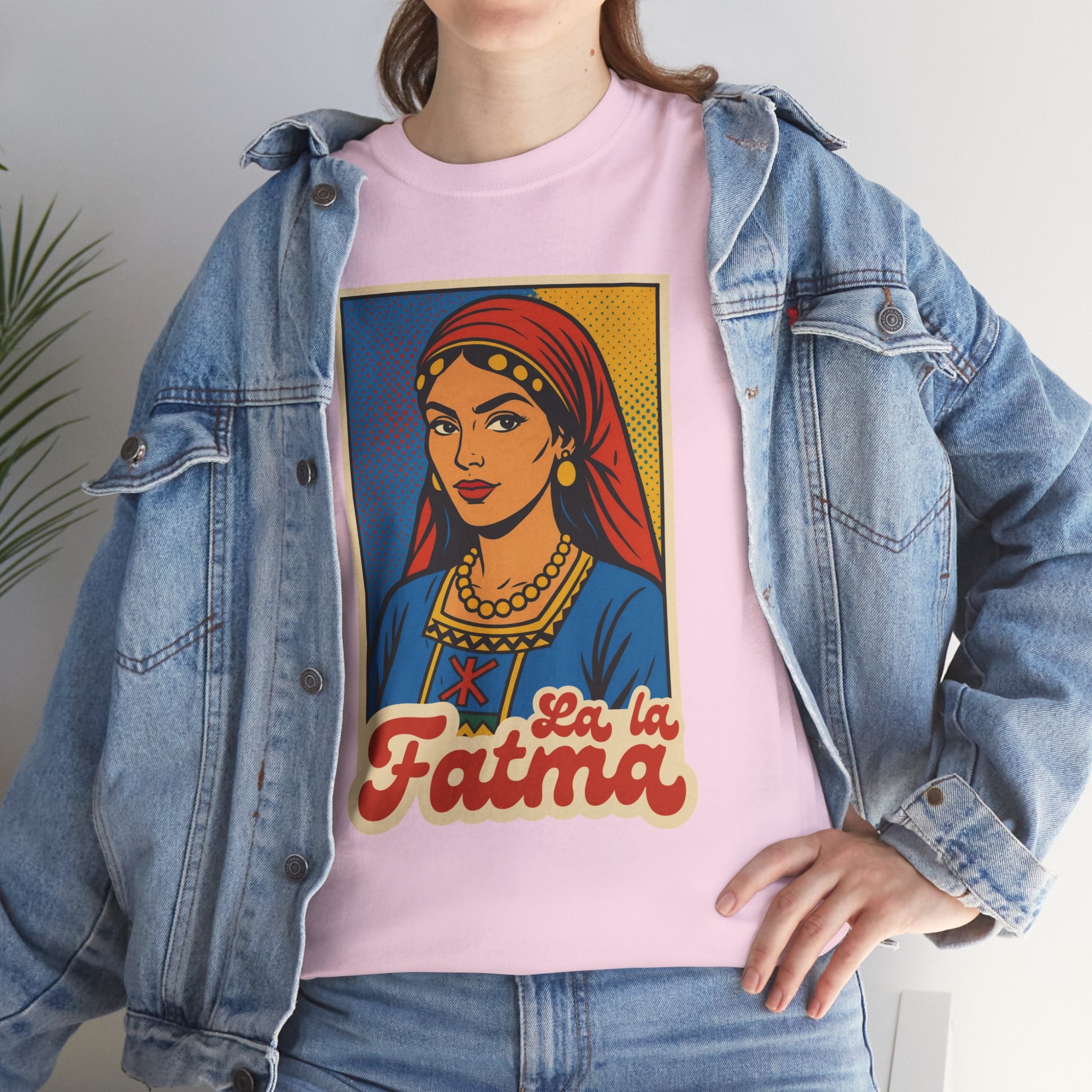 T-shirt Lalla Fatma N’Soumer – Héroïne Kabyle | Style Pop Art