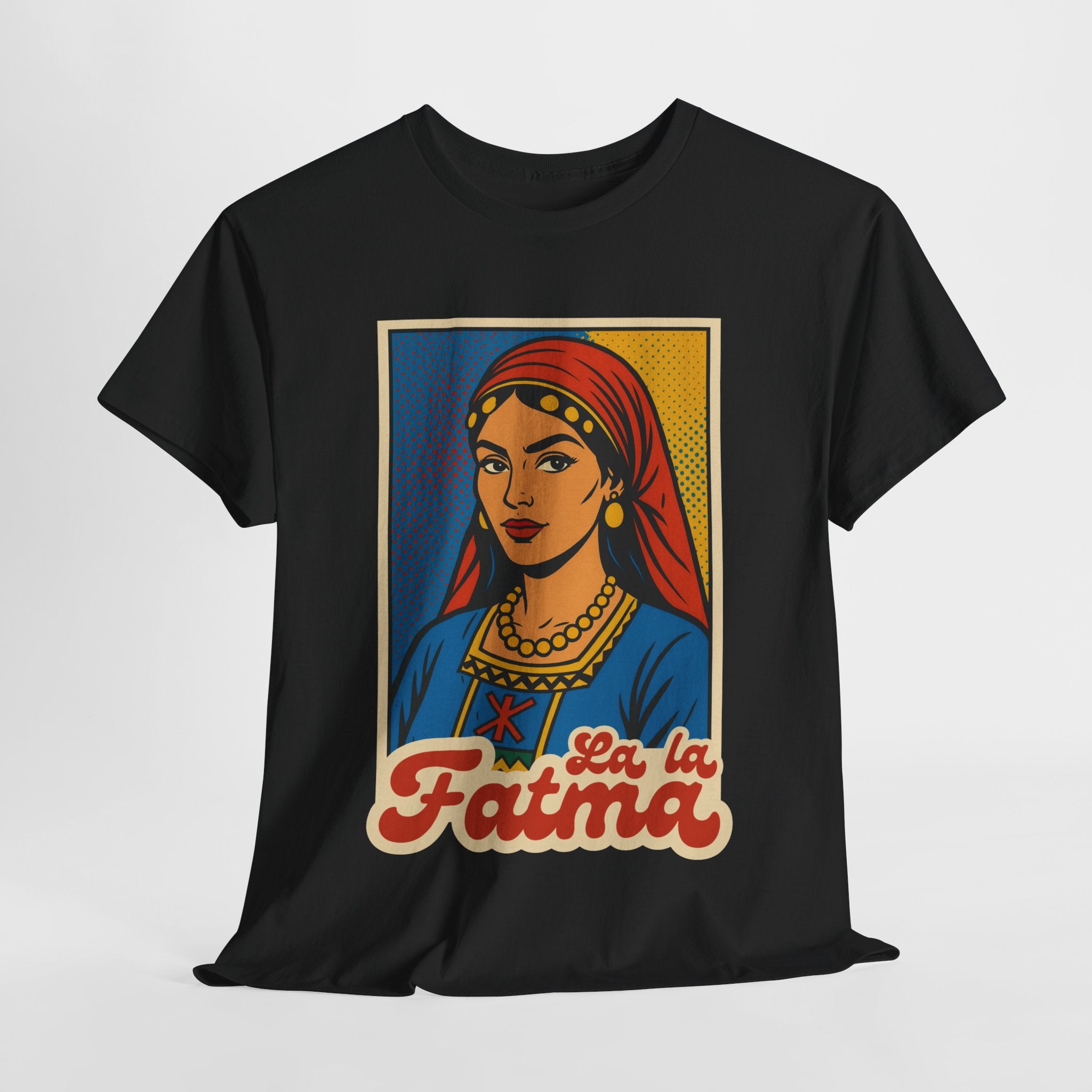 T-shirt Lalla Fatma N’Soumer – Héroïne Kabyle | Style Pop Art