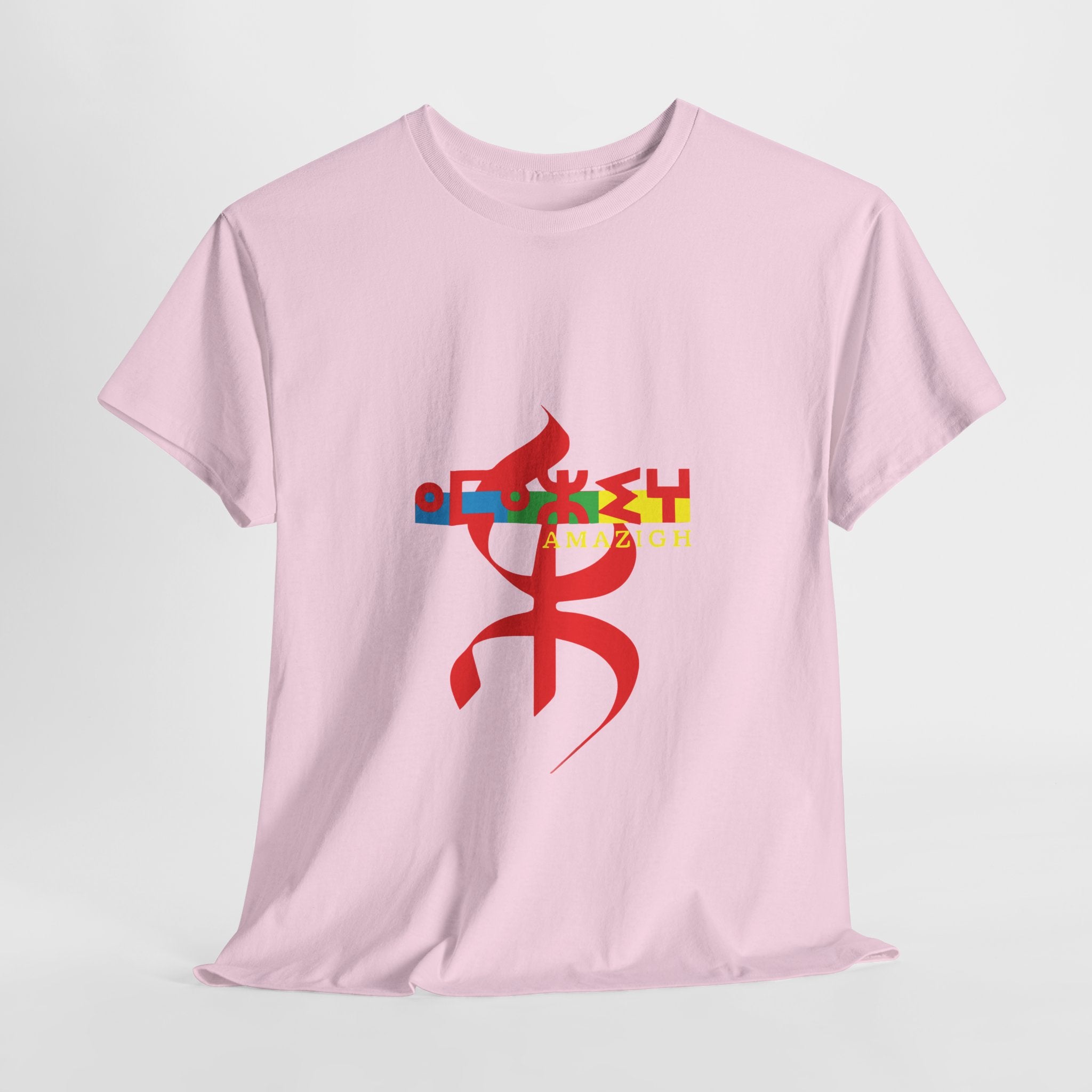 T-shirt Logo Amazigh ⵉⵎⴰⵣⵉⵖ – Symbole Berbère & Identité Amazighe