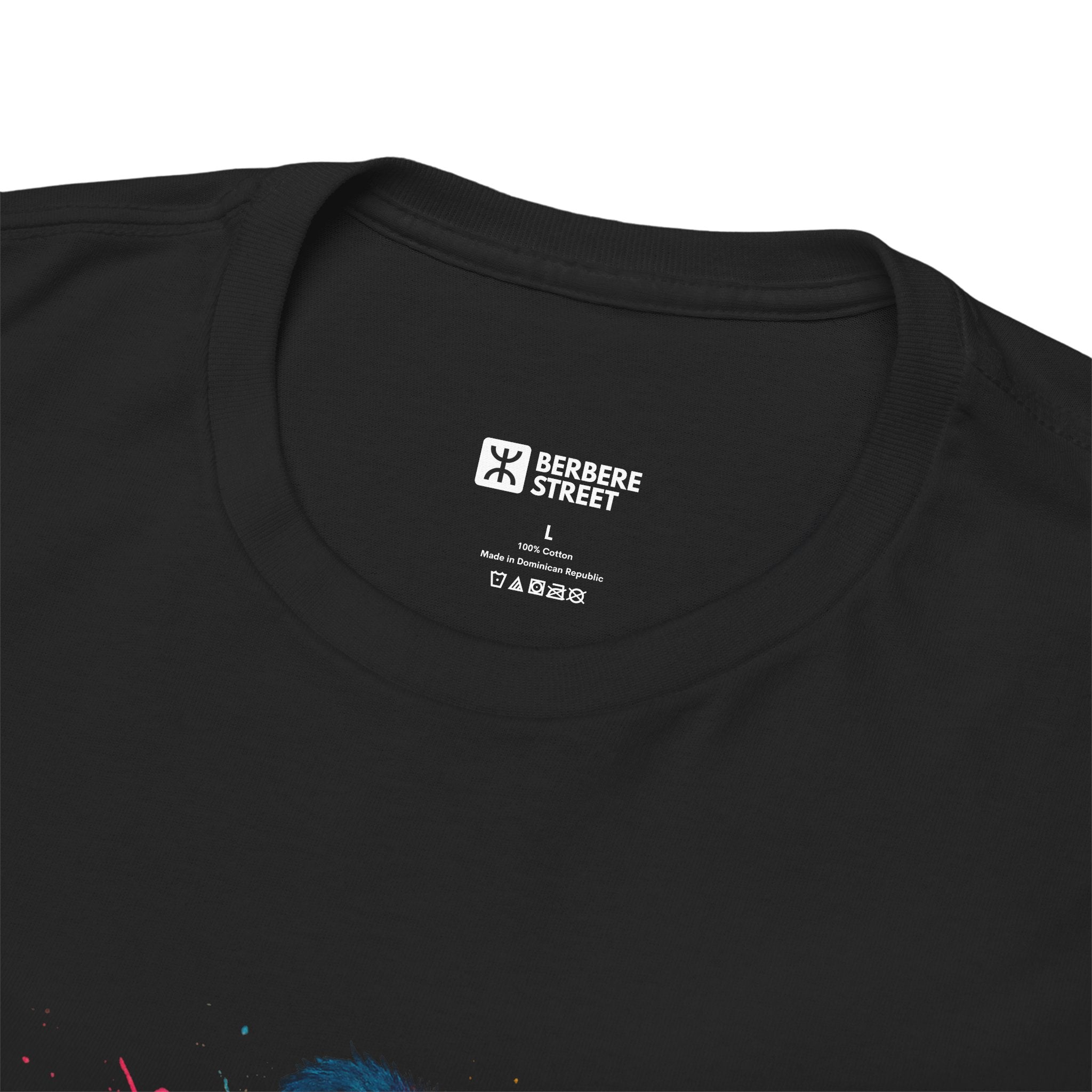 T-shirt Matoub Lounès sur Scène – Portrait Graffiti avec Mandole