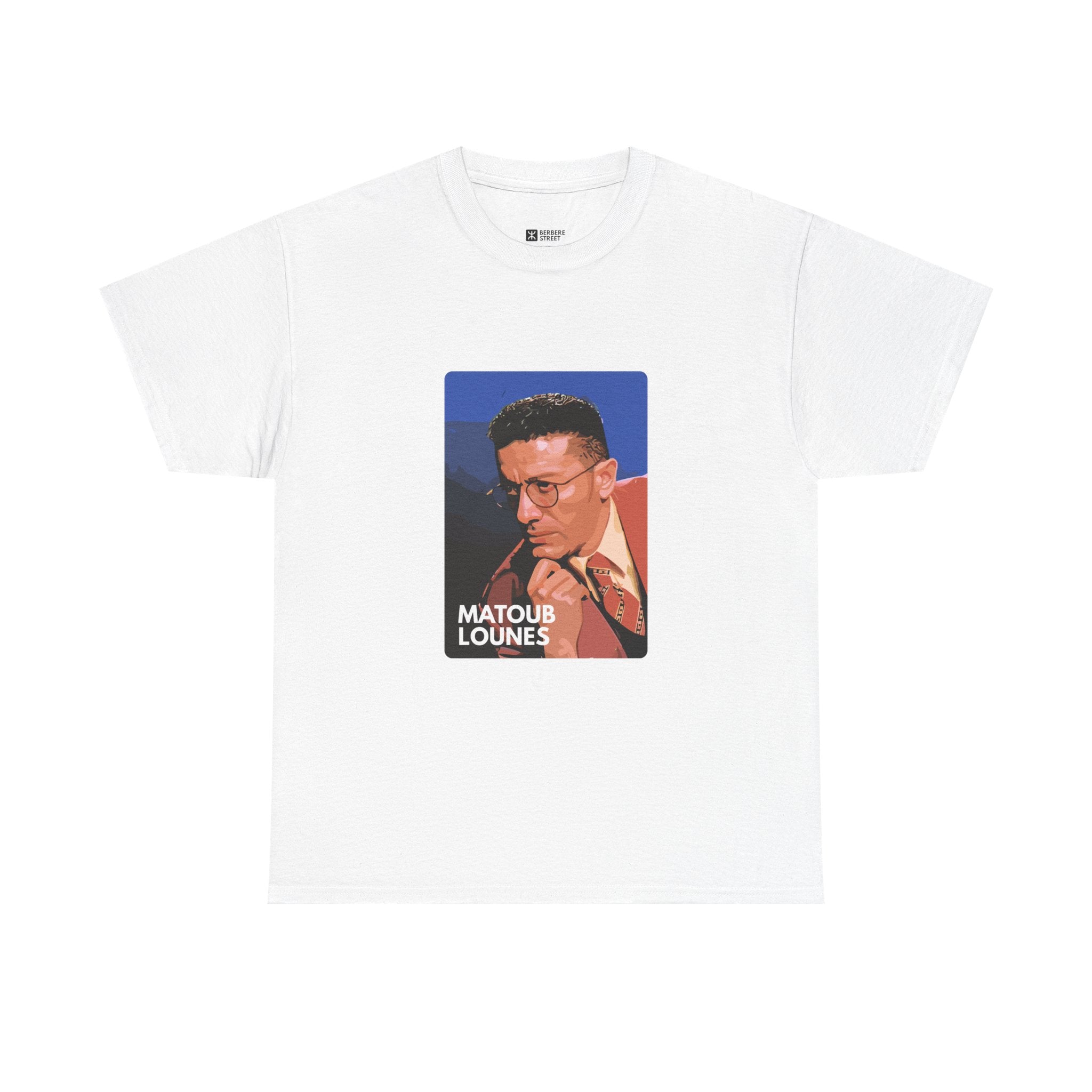 T-shirt Matoub Lounes – Portrait Pensif – Icône Berbère