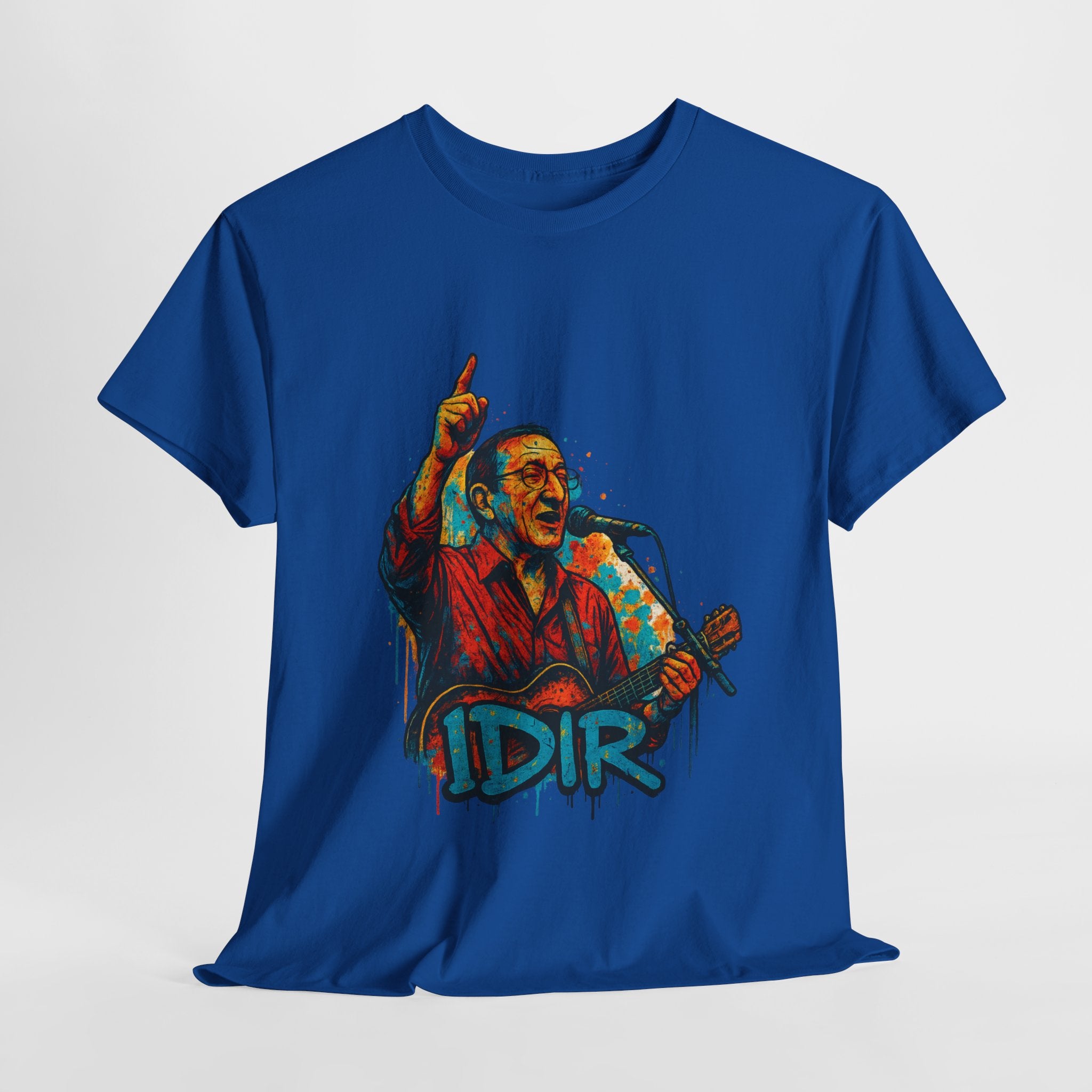 T-shirt Graffiti Idir – Icône de la Musique Kabyle en Concert