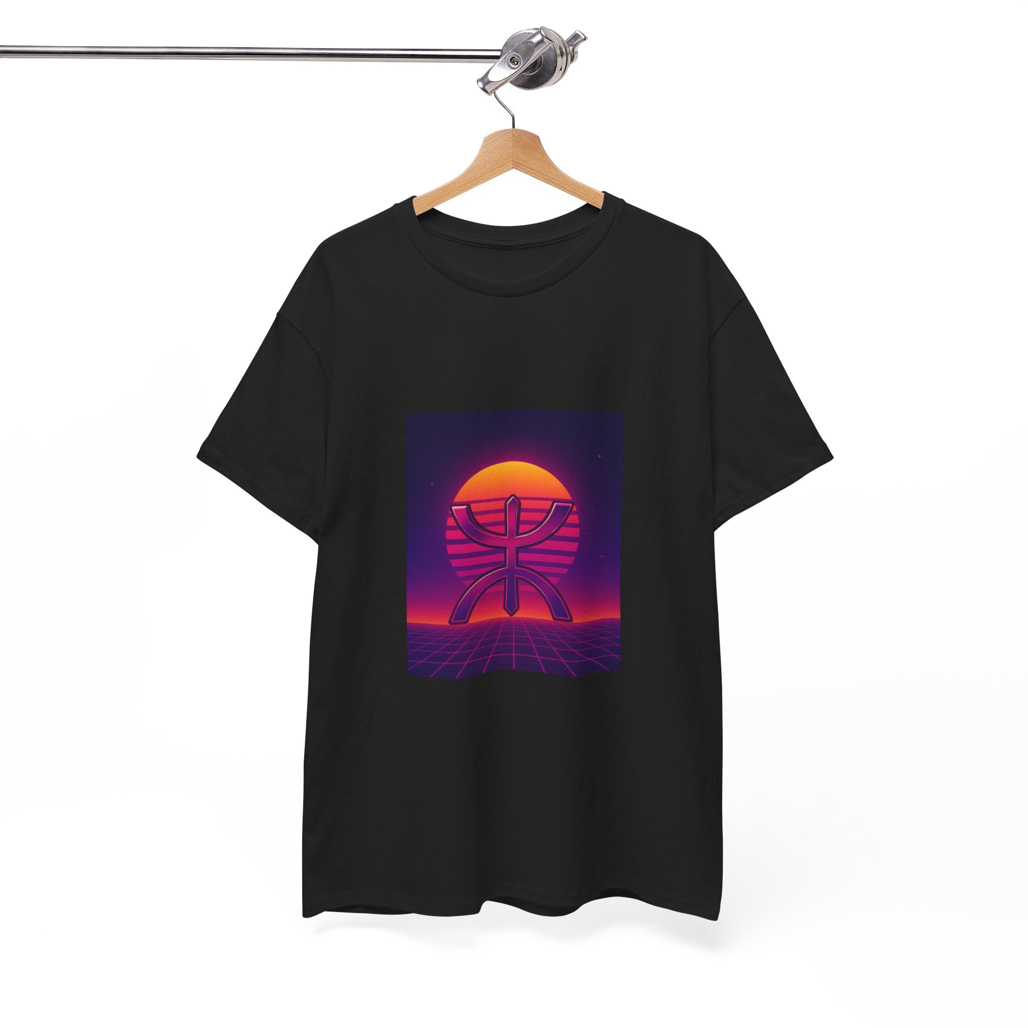 T-shirt Symbole Amazigh "Yaz" – Style Rétro Vintage | Identité Berbère