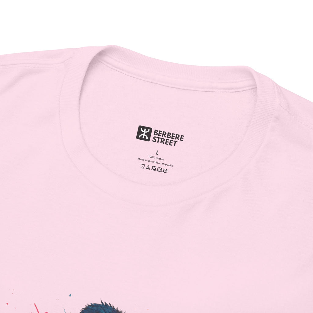T-shirt Matoub Lounès sur Scène – Portrait Graffiti avec Mandole