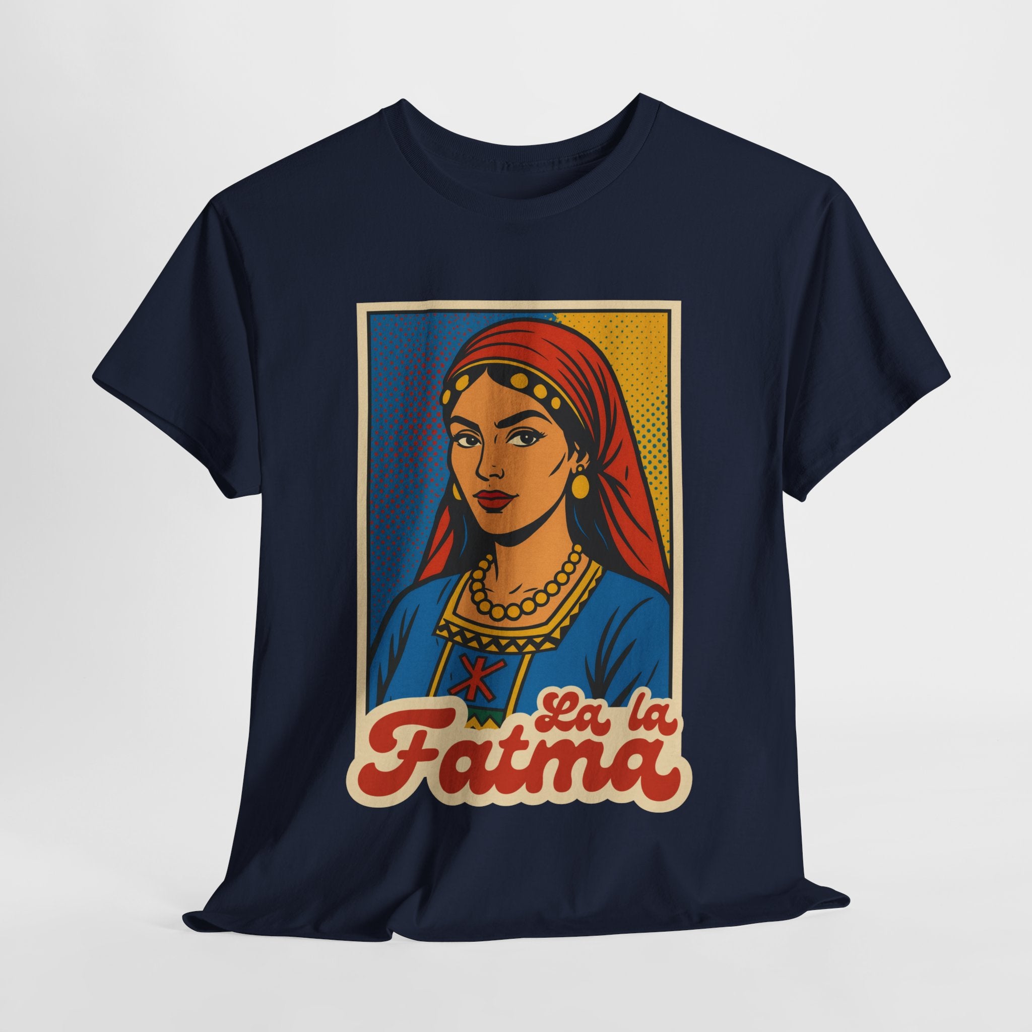 T-shirt Lalla Fatma N’Soumer – Héroïne Kabyle | Style Pop Art