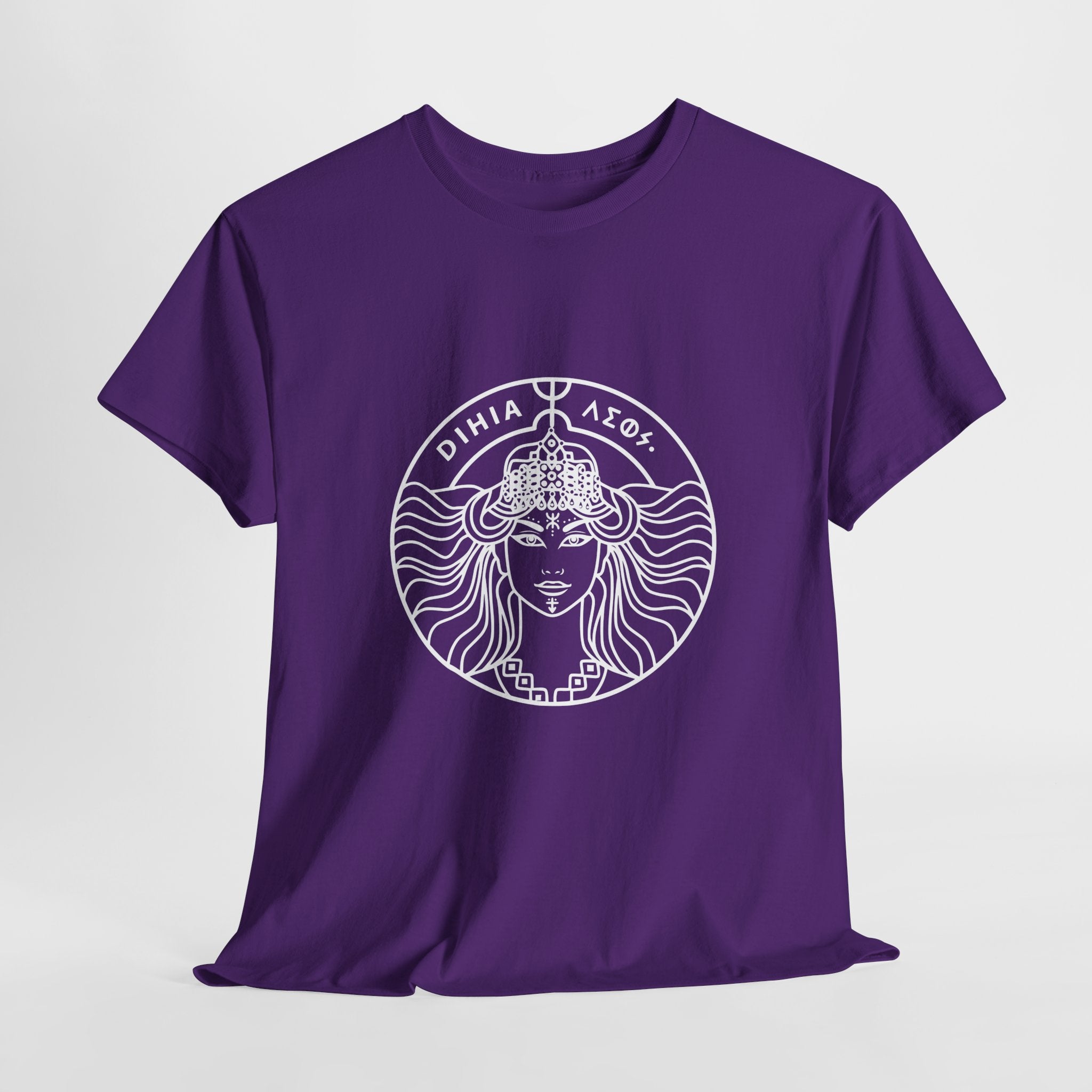 T-shirt Dihya Guerrière Berbère – Style Minimaliste Berbère