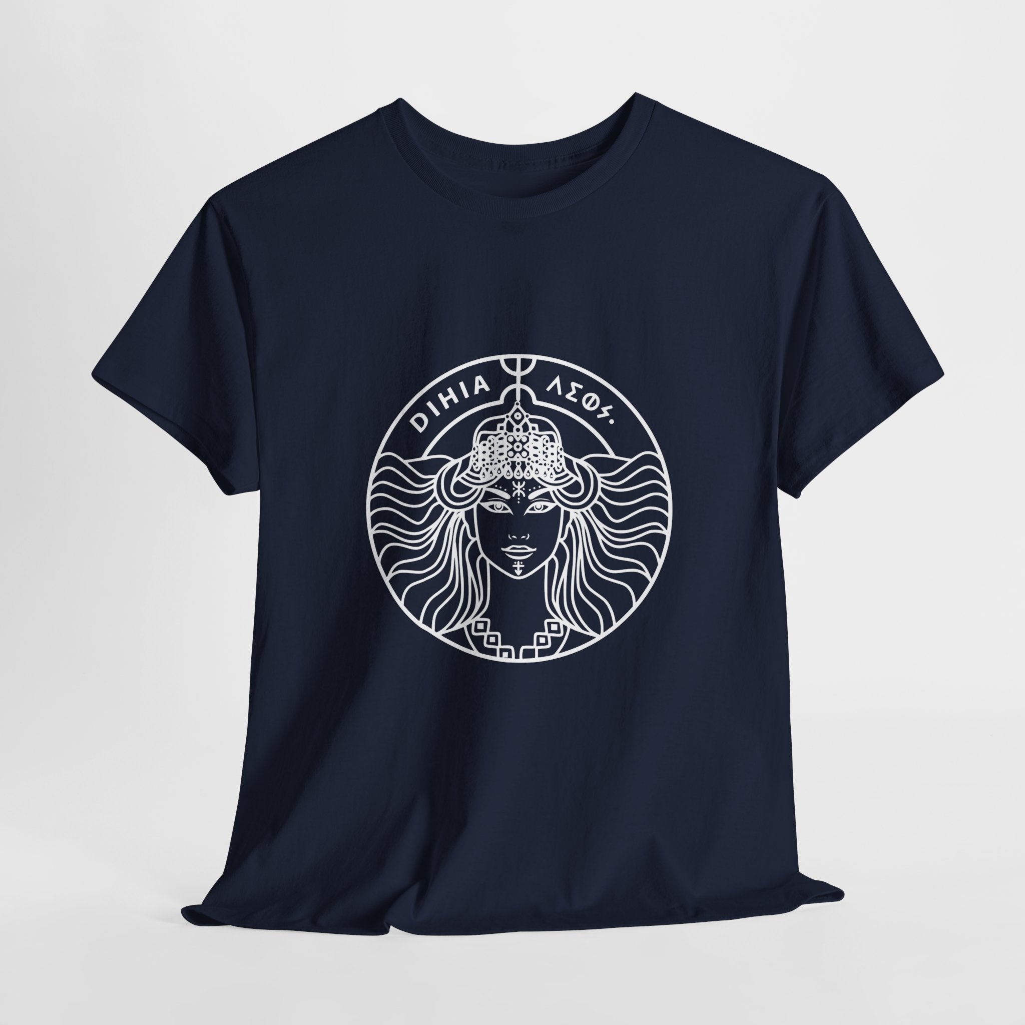 T-shirt Dihya Guerrière Berbère – Style Minimaliste Berbère