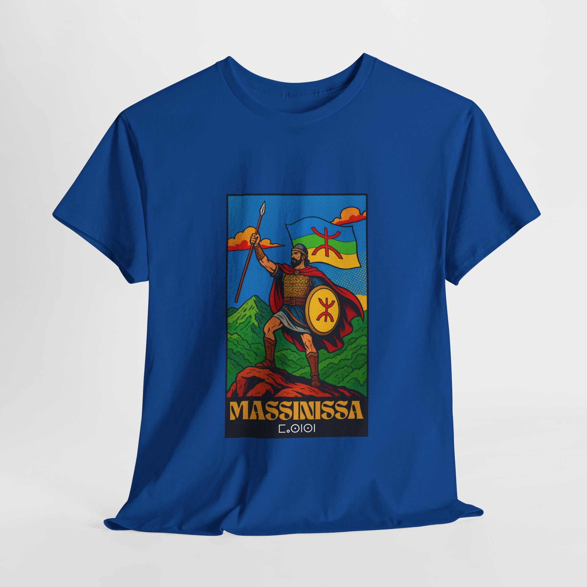 T-shirt Massinissa dans les Montagnes Kabyles – Histoire et Fierté