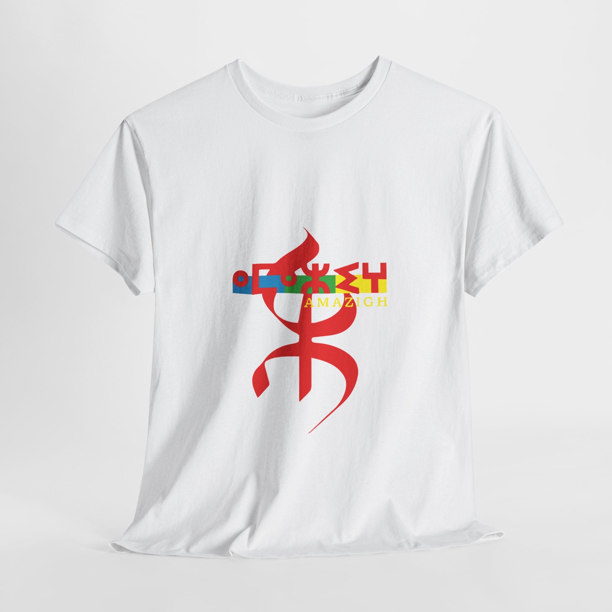 T-shirt Logo Amazigh ⵉⵎⴰⵣⵉⵖ – Symbole Berbère & Identité Amazighe