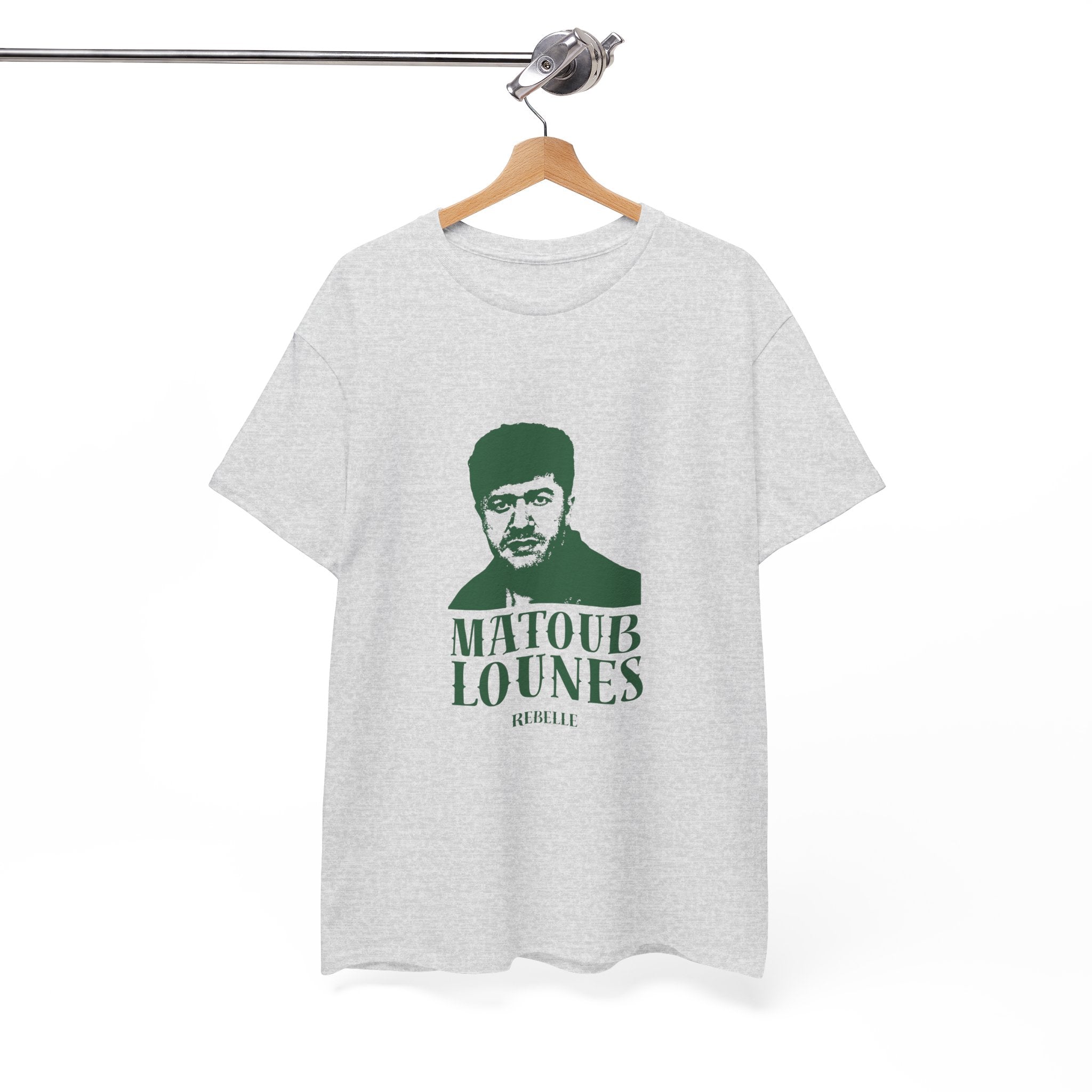 T-shirt Matoub Lounes “Rebelle” – Icône Berbère style Vintage