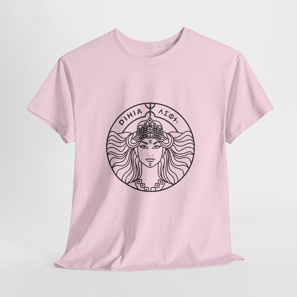 T-shirt Dihya Guerrière Berbère – Style Minimaliste Berbère