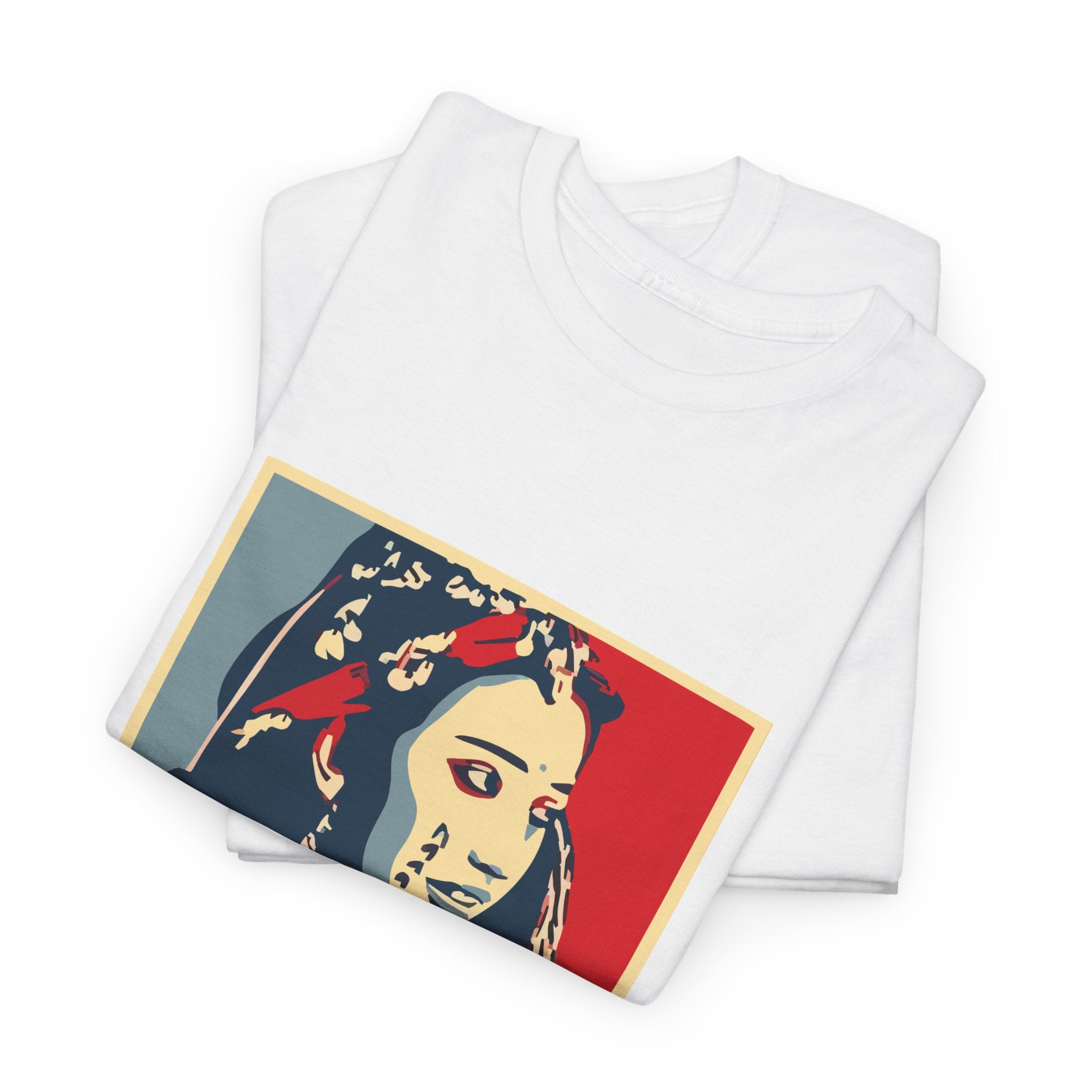 T-shirt Culture Amazighe – Portrait Pop Art d’une Femme Berbère