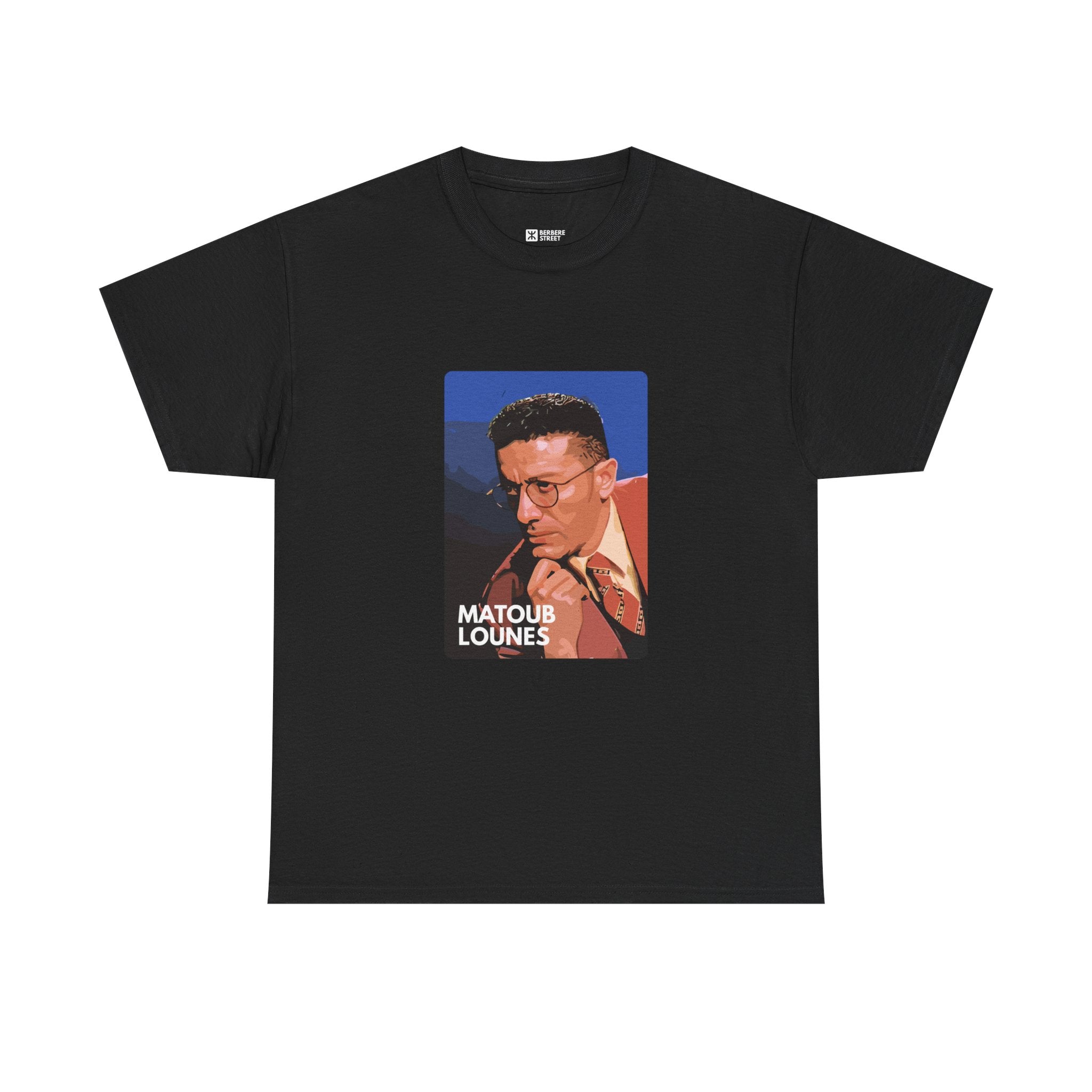 T-shirt Matoub Lounes – Portrait Pensif – Icône Berbère