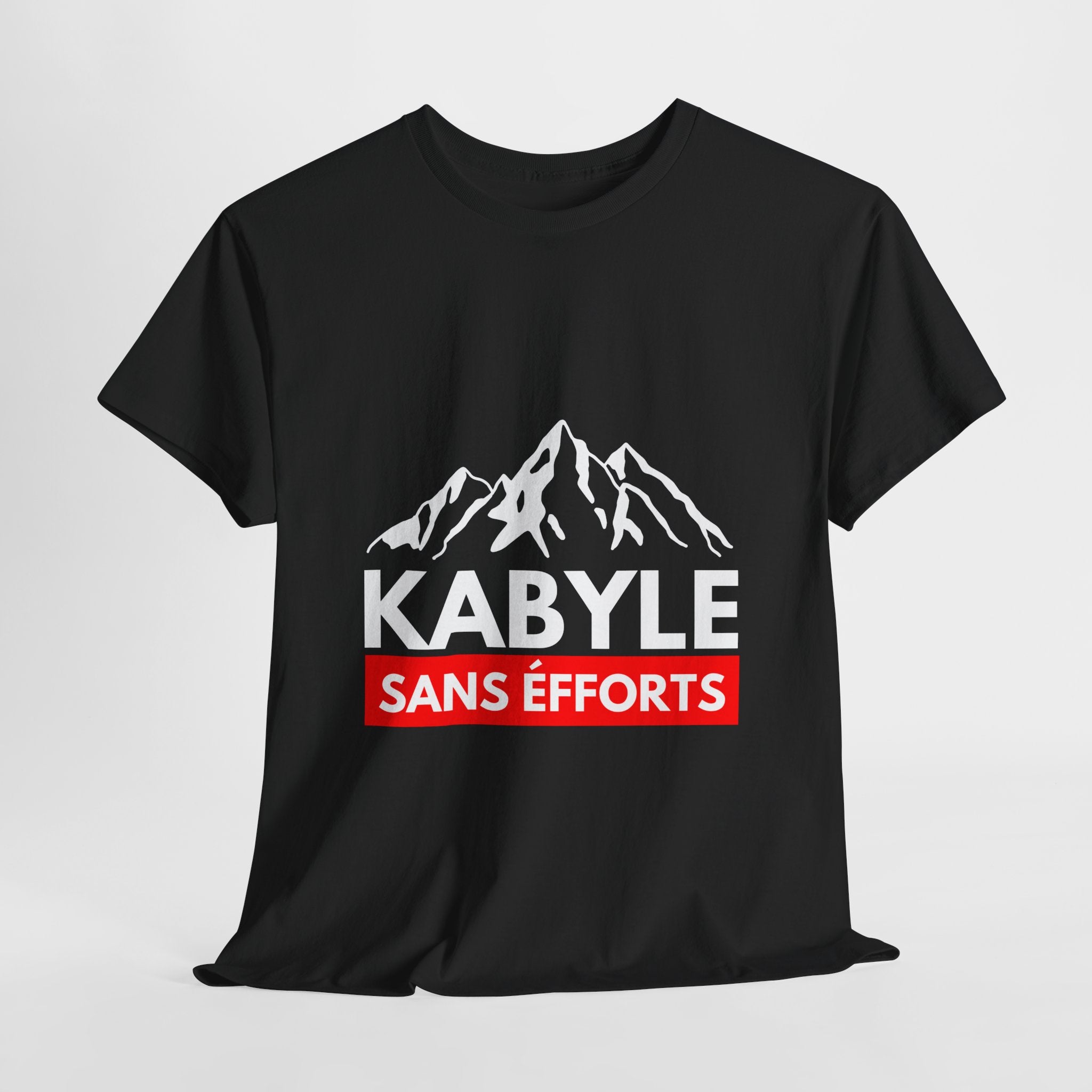 T-shirt «KABYLE SANS EFFORTS » – Fierté Amazighe, Style Décontracté