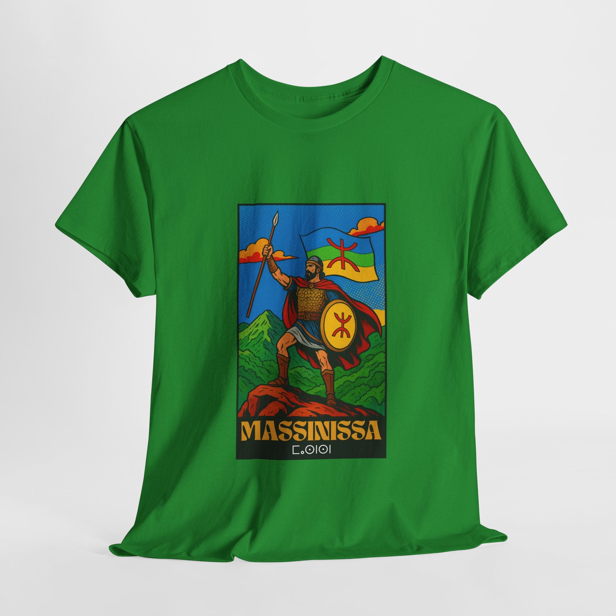 T-shirt Massinissa dans les Montagnes Kabyles – Histoire et Fierté