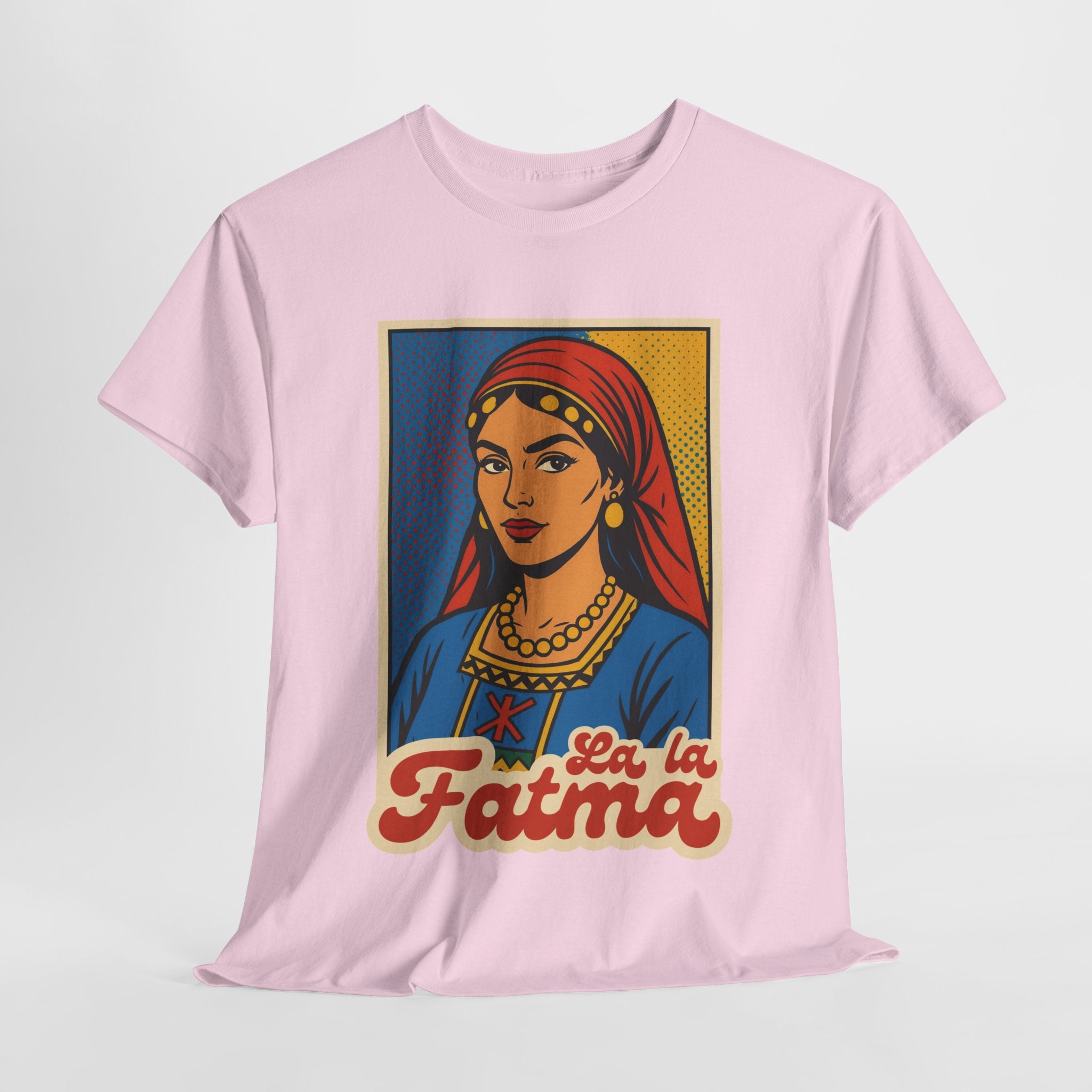 T-shirt Lalla Fatma N’Soumer – Héroïne Kabyle | Style Pop Art