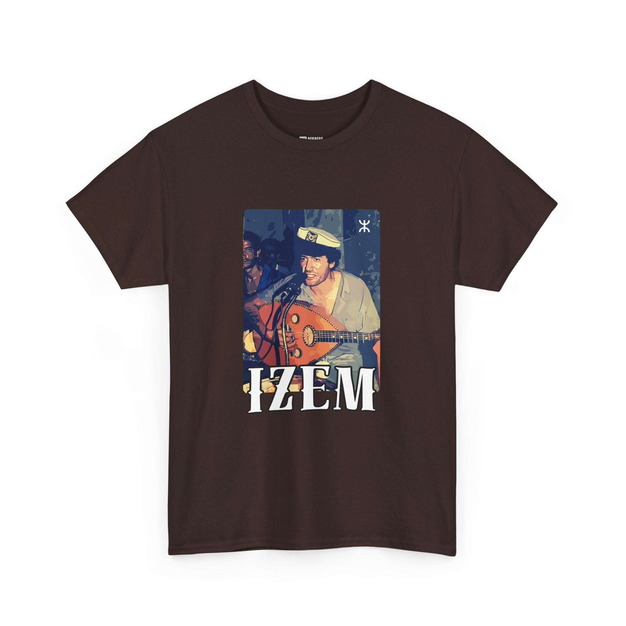 T-shirt Matoub Lounes – “IZEM” Lion Berbère – Icône Amazighe