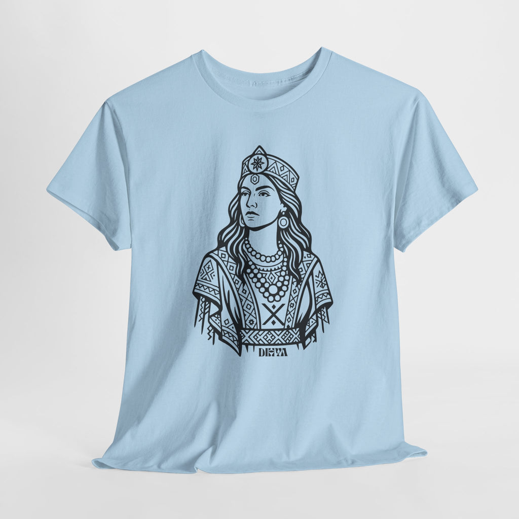 T-shirt Dihya – La Reine Guerrière Amazighe | Icône de la Résistance Kabyle