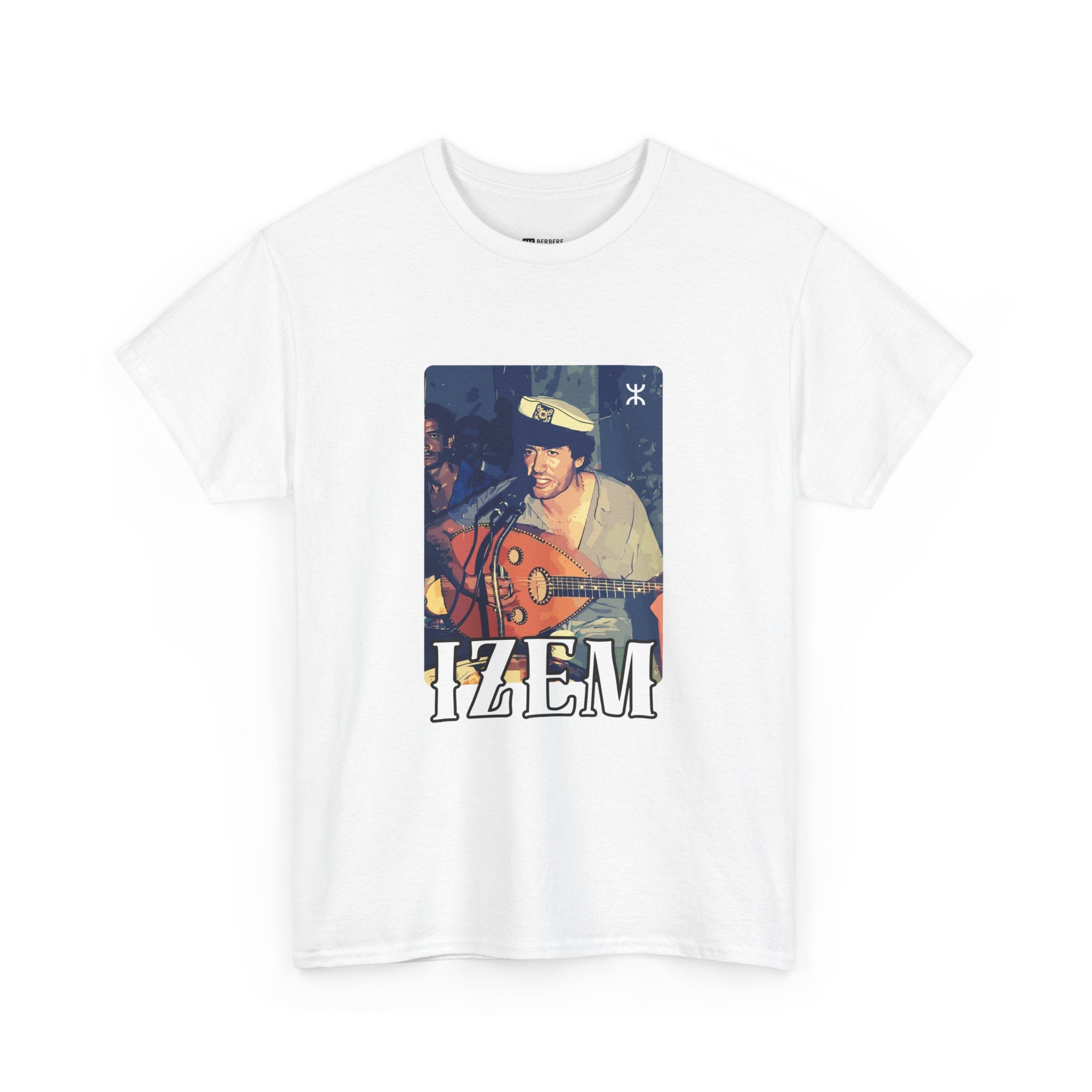 T-shirt Matoub Lounes – “IZEM” Lion Berbère – Icône Amazighe