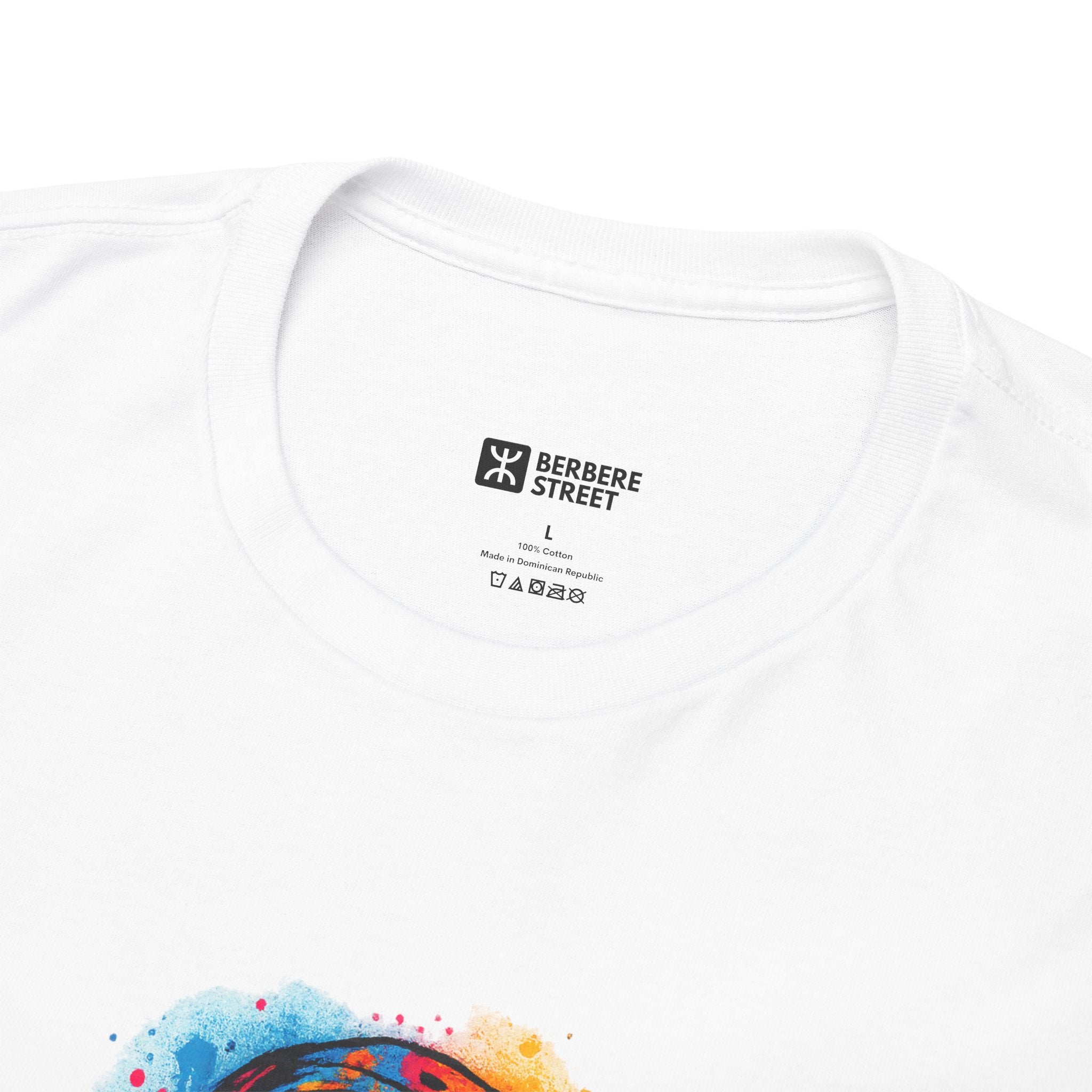 T-shirt Graffiti Lalla Fatma N’Soumer – Héroïne Kabyle et Amazighe