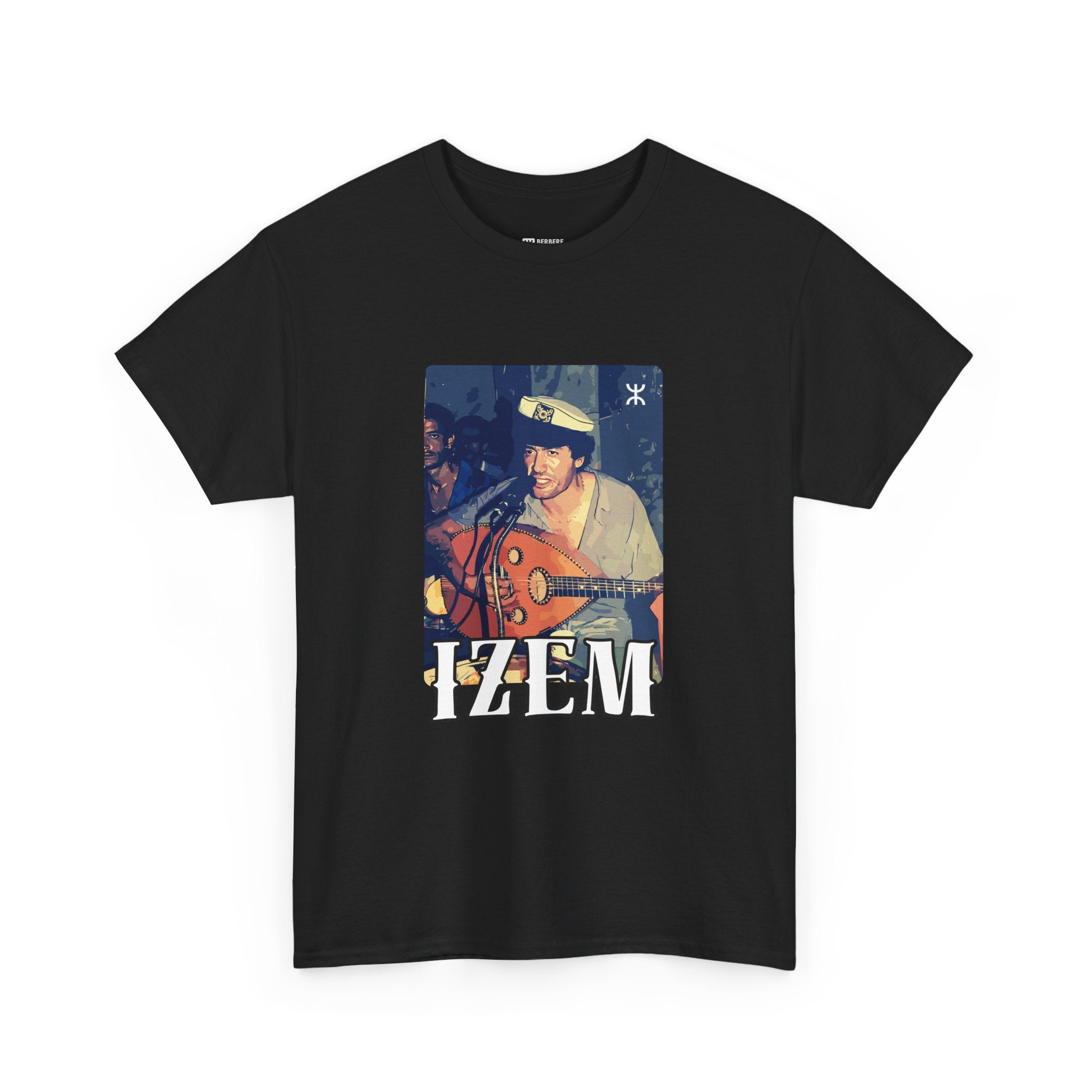T-shirt Matoub Lounes – “IZEM” Lion Berbère – Icône Amazighe