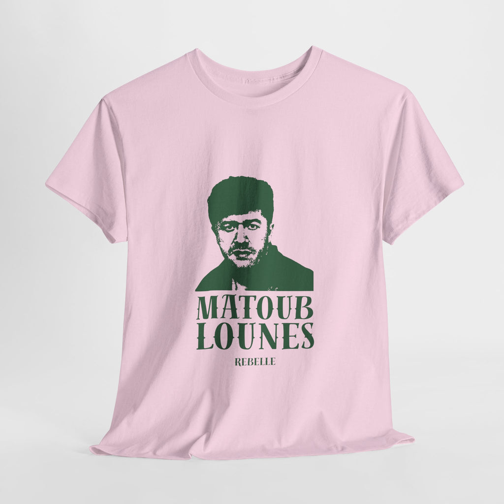 T-shirt Matoub Lounes “Rebelle” – Icône Berbère style Vintage