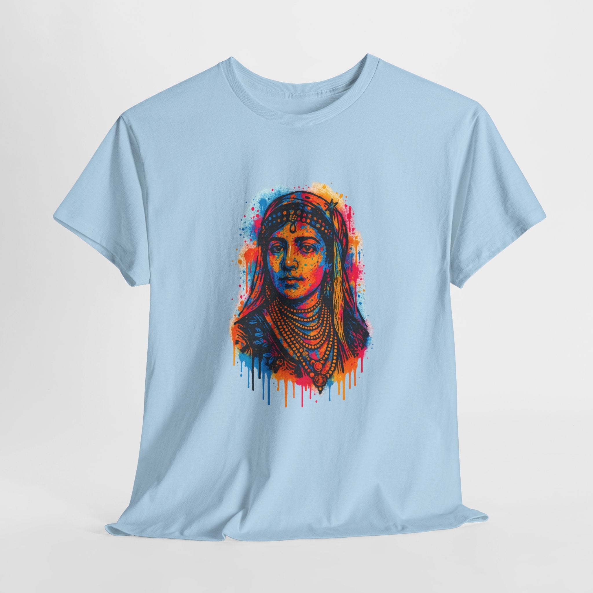 T-shirt Graffiti Lalla Fatma N’Soumer – Héroïne Kabyle et Amazighe