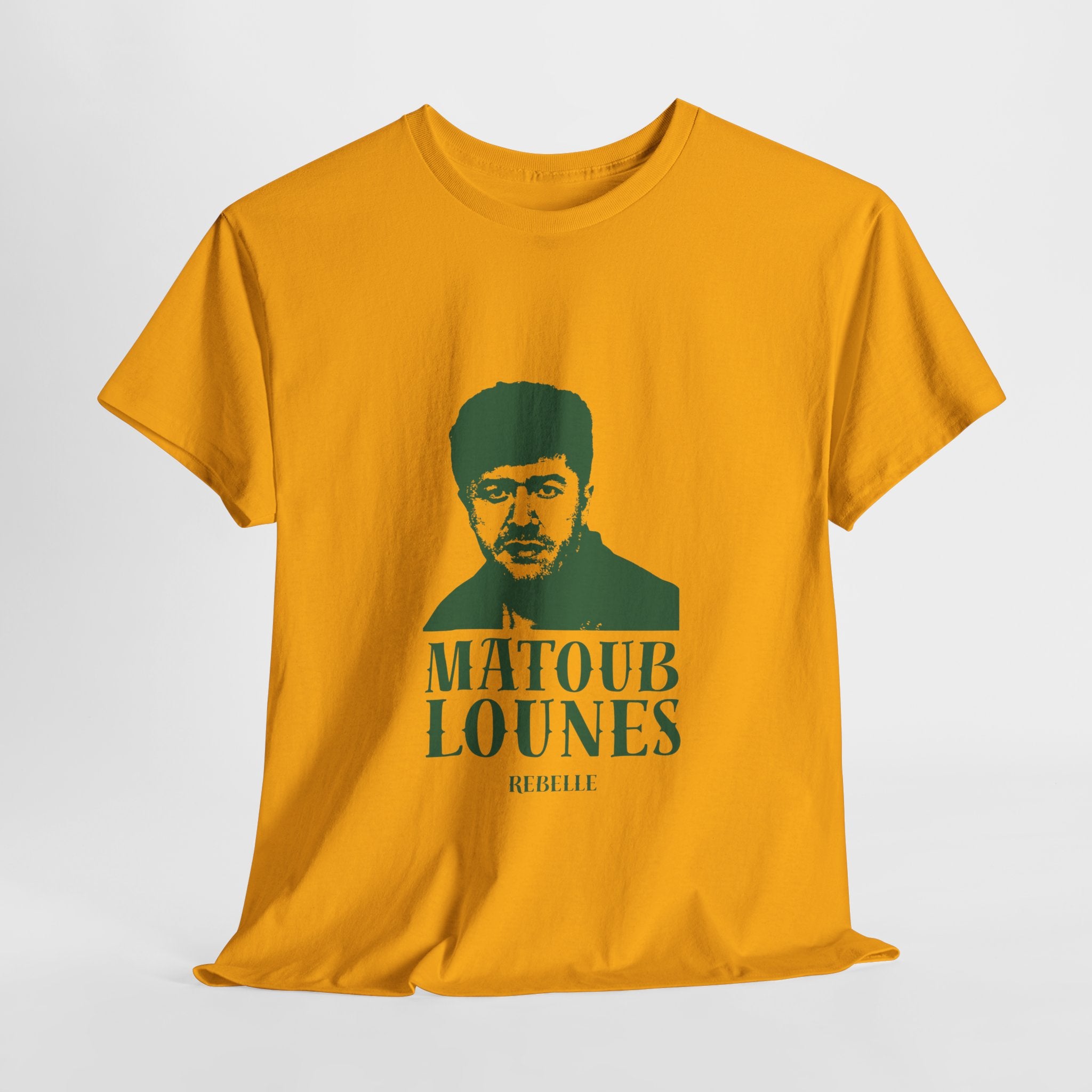 T-shirt Matoub Lounes “Rebelle” – Icône Berbère style Vintage