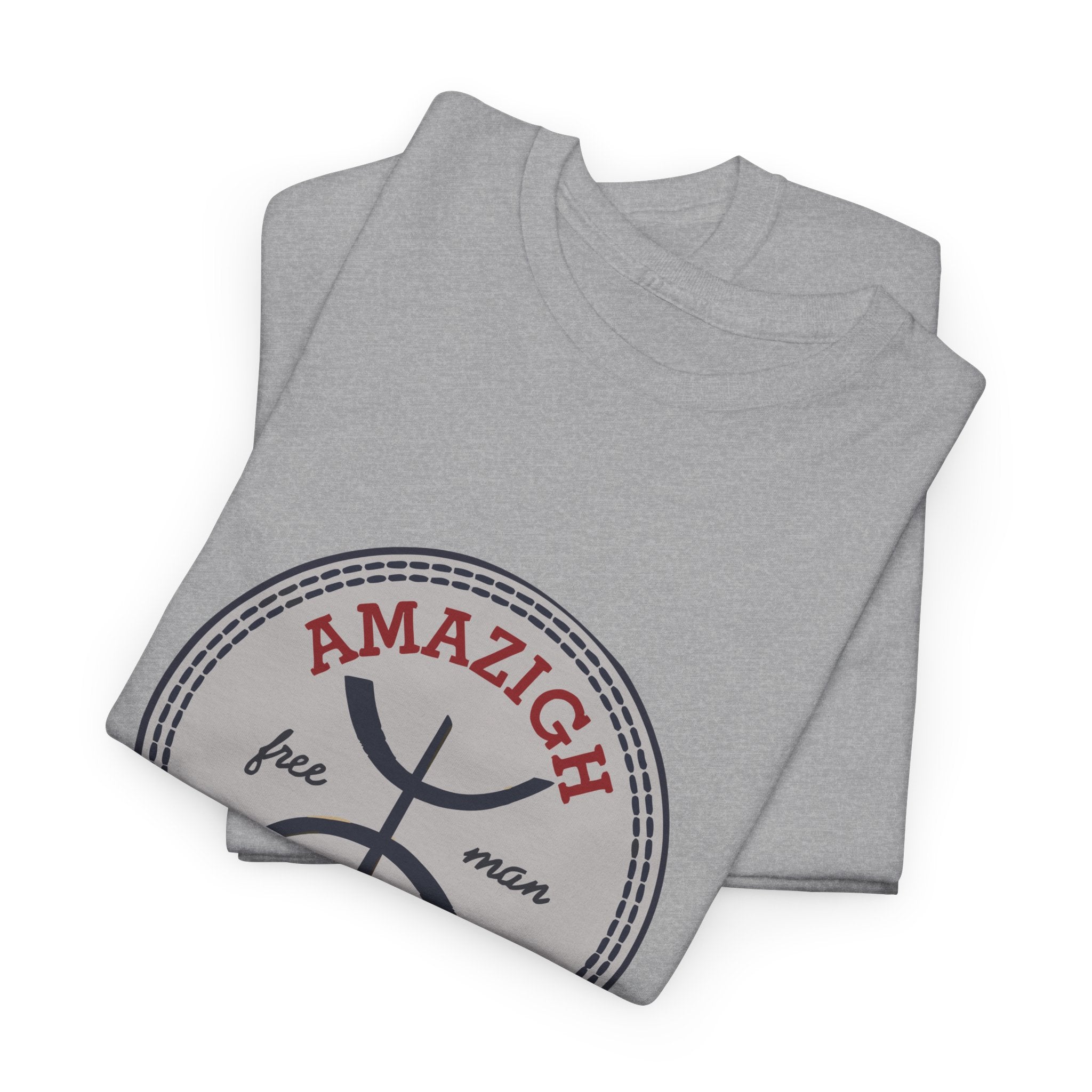 Amazigh All Star Unisex Heavy Cotton Tee, Casual Wear, Unique Graphic T-Shirt, Gift for Friends, Everyday Style, Festival Apparel