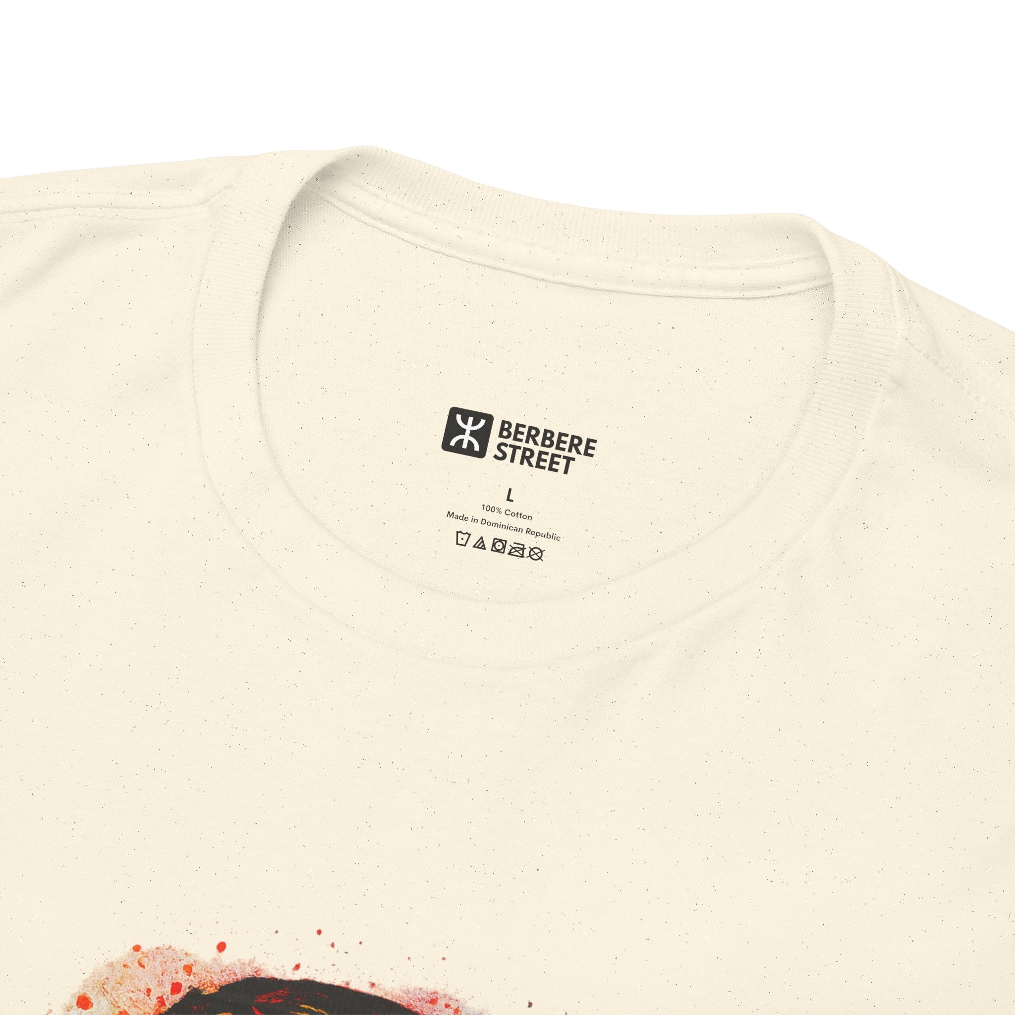 T-shirt Portrait Graffiti de M’hamed Issiakhem – Art & Streetwear Algérien