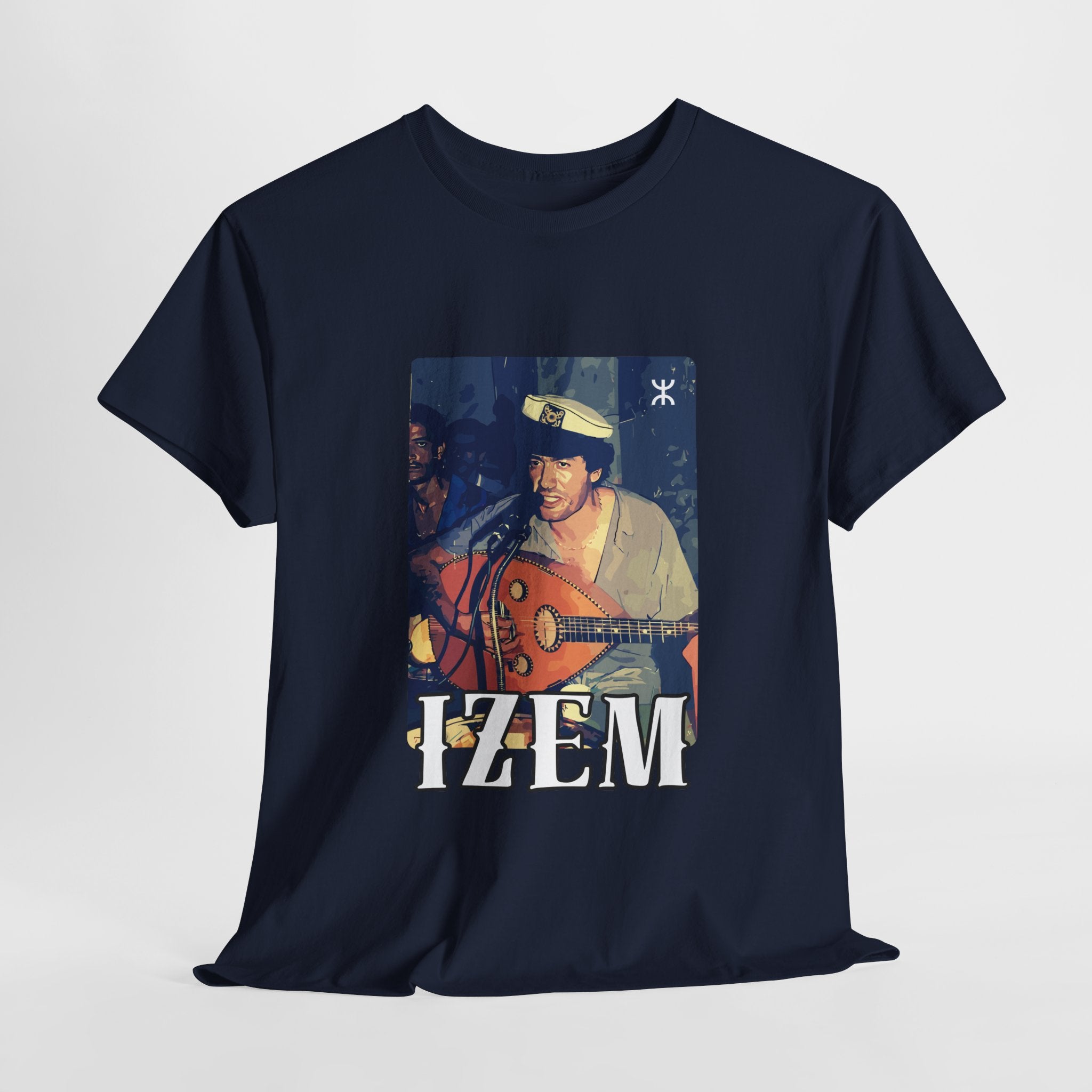 T-shirt Matoub Lounes – “IZEM” Lion Berbère – Icône Amazighe