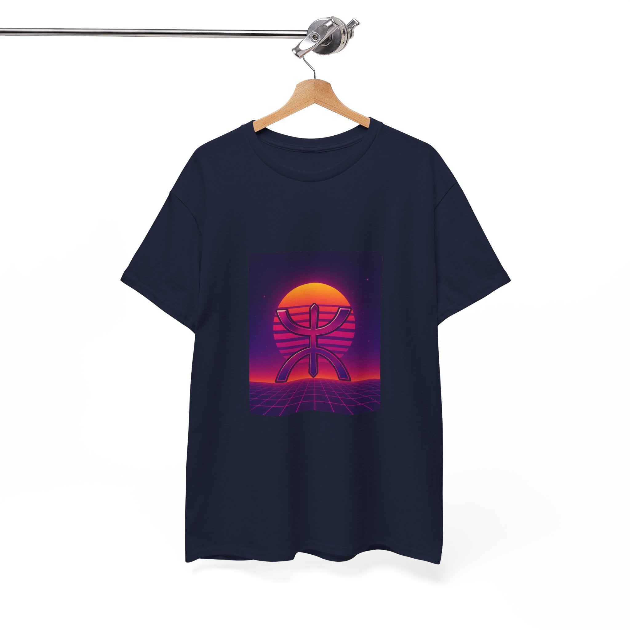 T-shirt Symbole Amazigh "Yaz" – Style Rétro Vintage | Identité Berbère