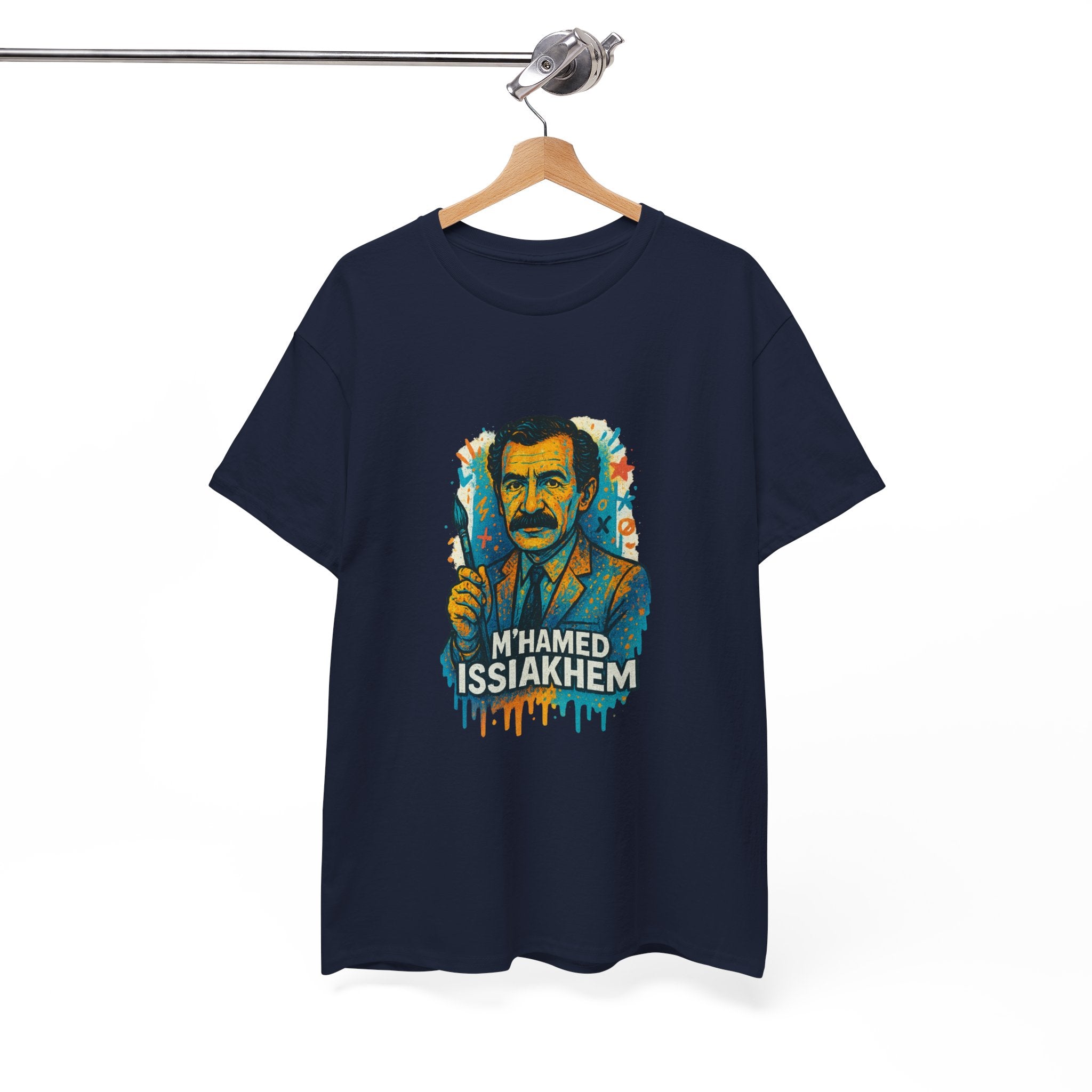 T-shirt Portrait M’hamed Issiakhem Graffiti – Art & Streetwear Algérien