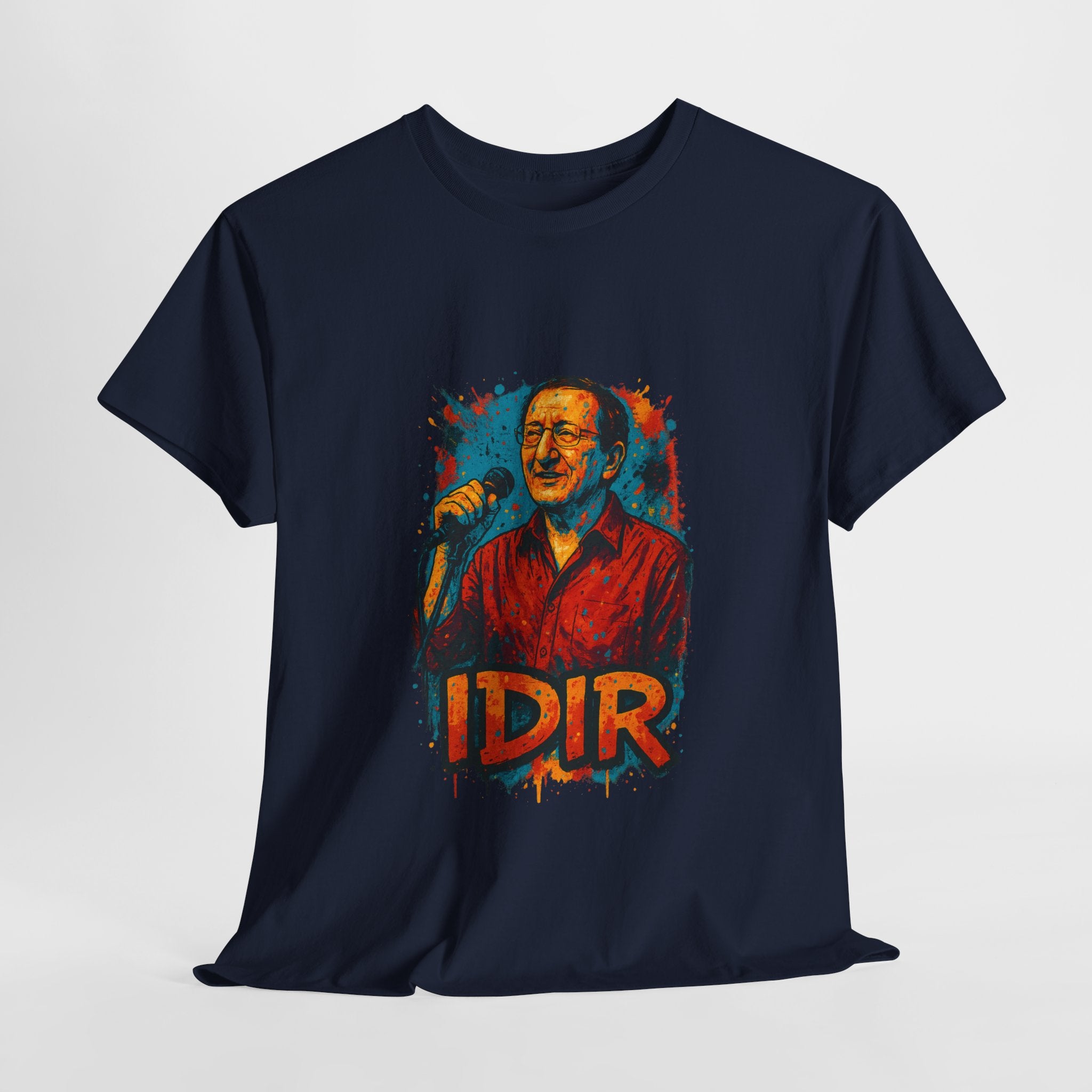 T-shirt Idir sur Scène – Portrait Graffiti Street Art Kabyle
