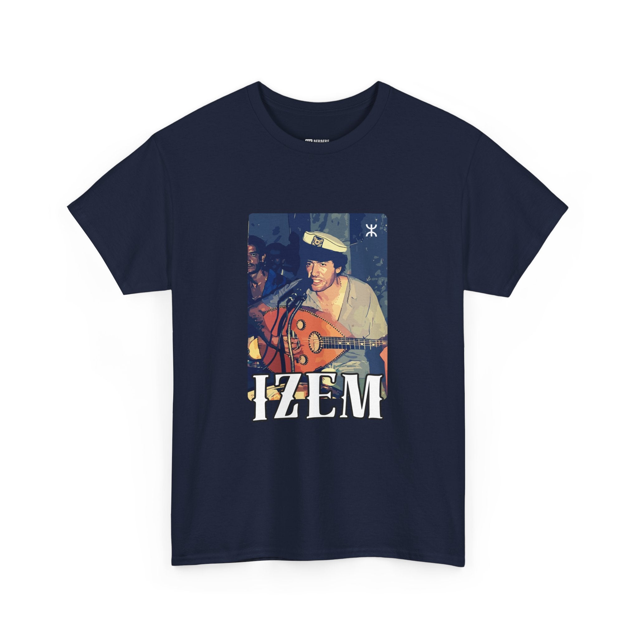 T-shirt Matoub Lounes – “IZEM” Lion Berbère – Icône Amazighe