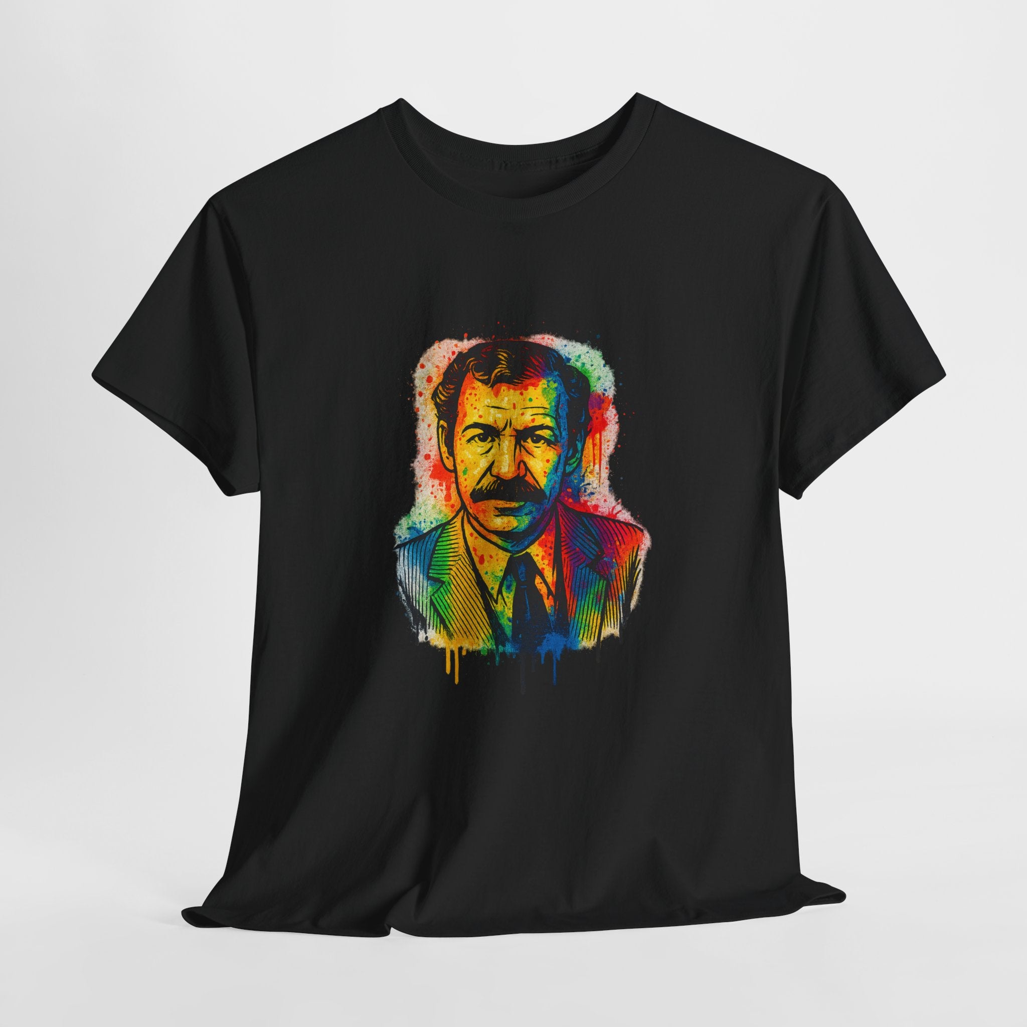T-shirt Portrait Graffiti de M’hamed Issiakhem – Art & Streetwear Algérien