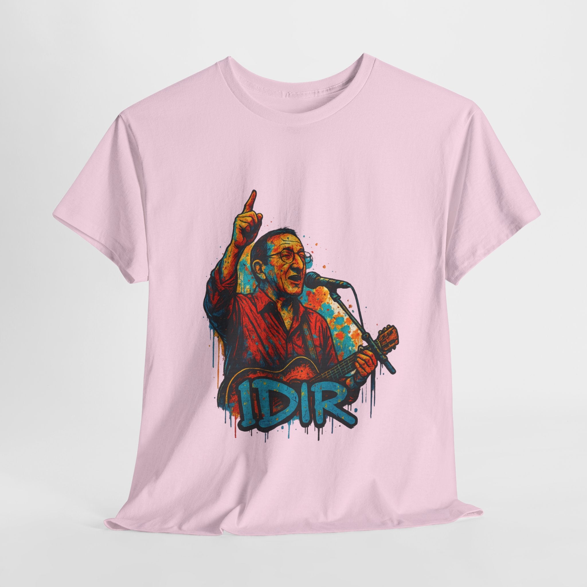 T-shirt Graffiti Idir – Icône de la Musique Kabyle en Concert
