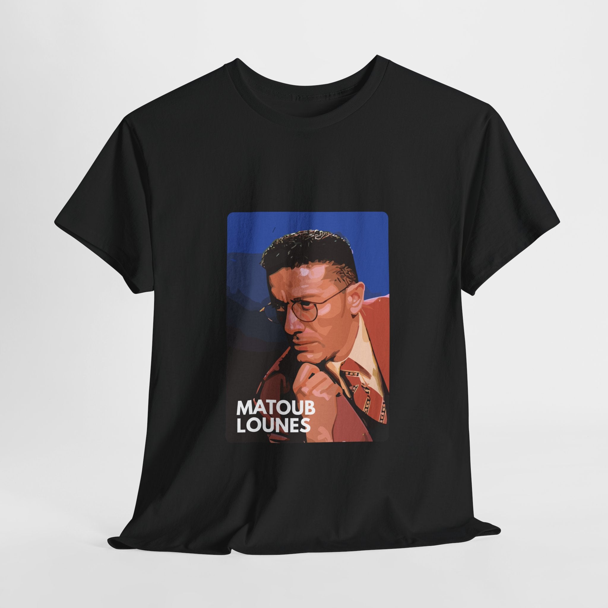 T-shirt Matoub Lounes – Portrait Pensif – Icône Berbère