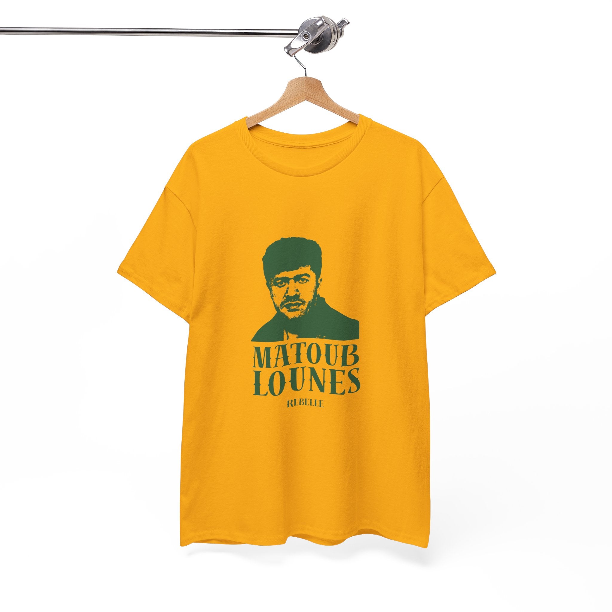 T-shirt Matoub Lounes “Rebelle” – Icône Berbère style Vintage