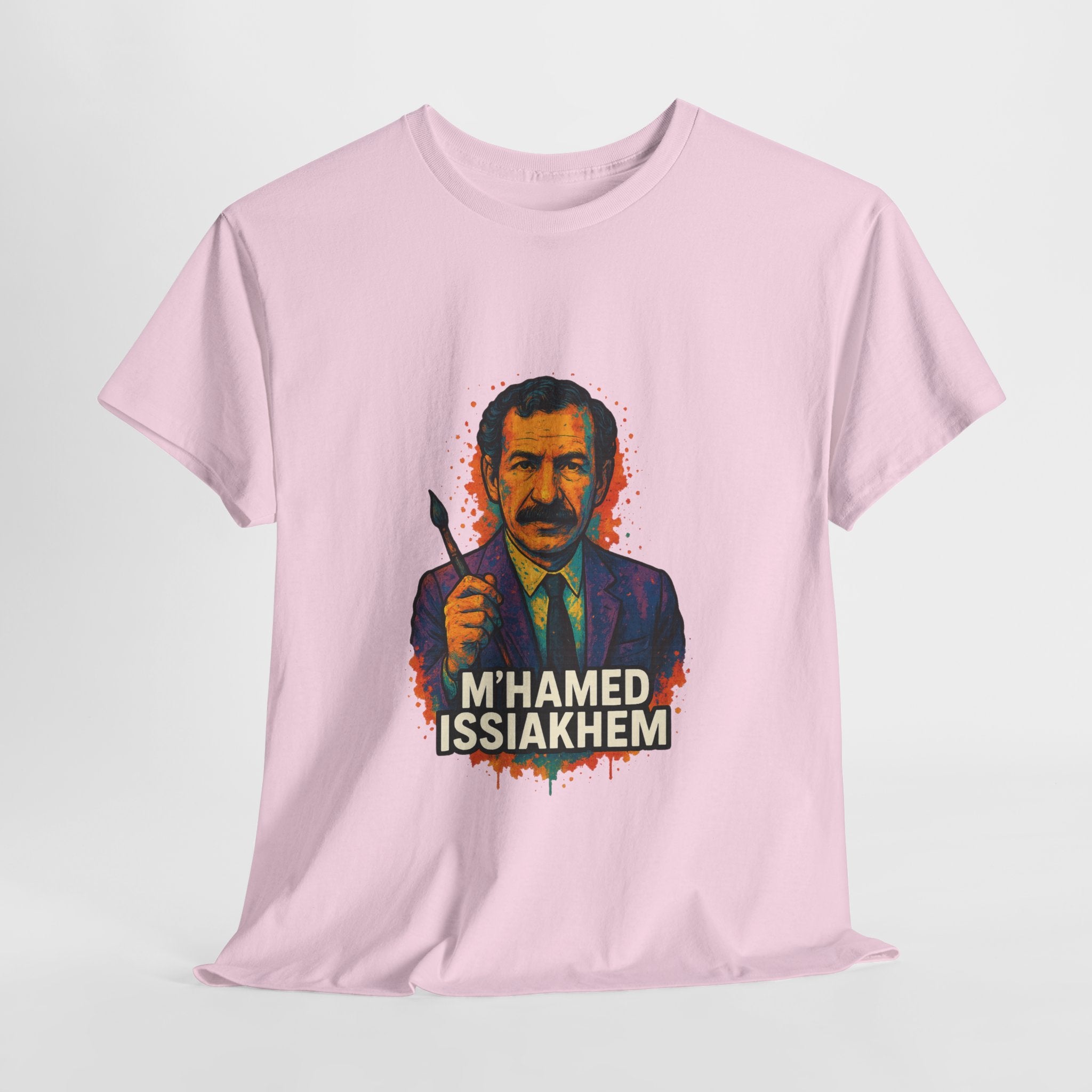 T-shirt M’hamed Issiakhem – Portrait Graffiti avec Pinceau