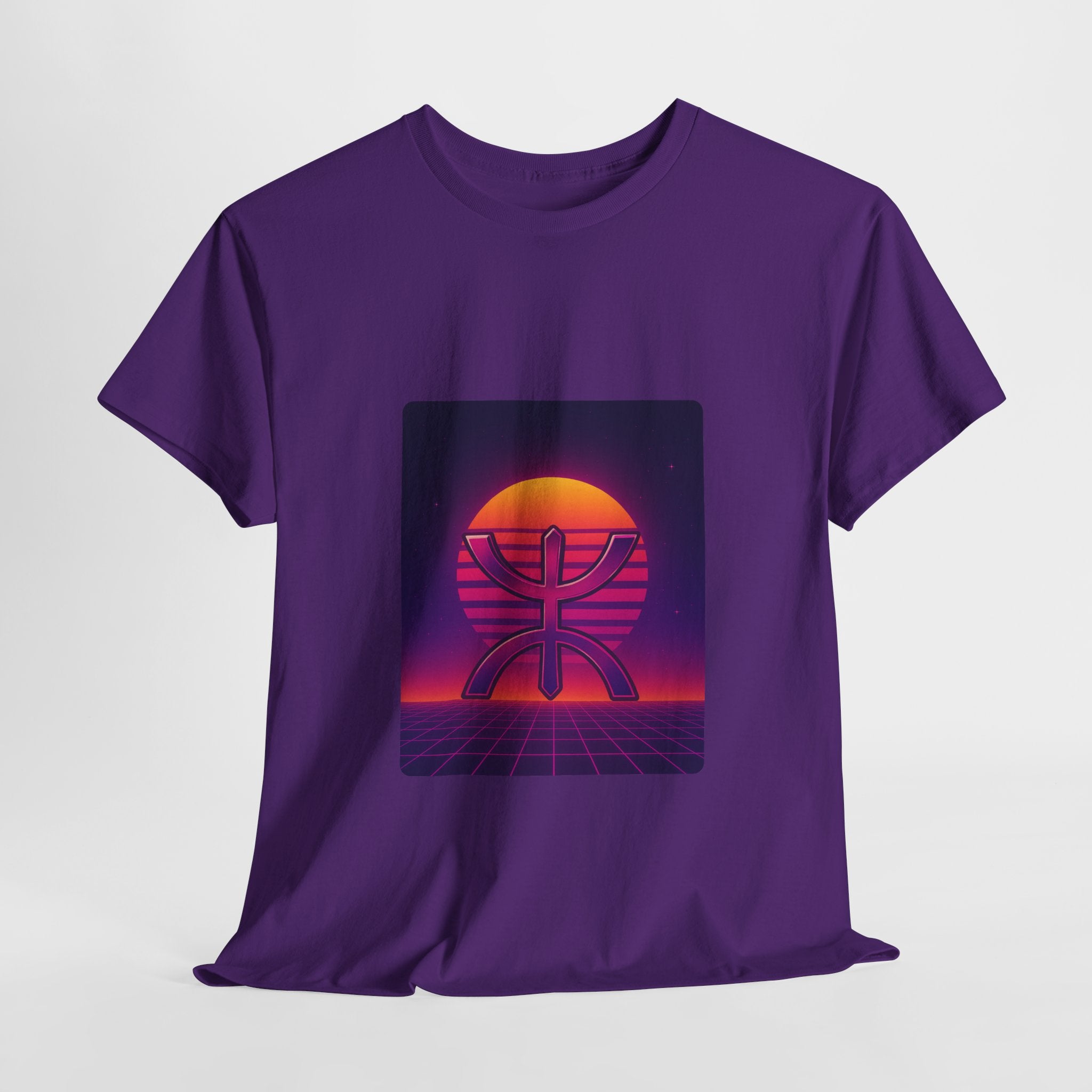 T-shirt Symbole Amazigh "Yaz" – Style Rétro Vintage | Identité Berbère